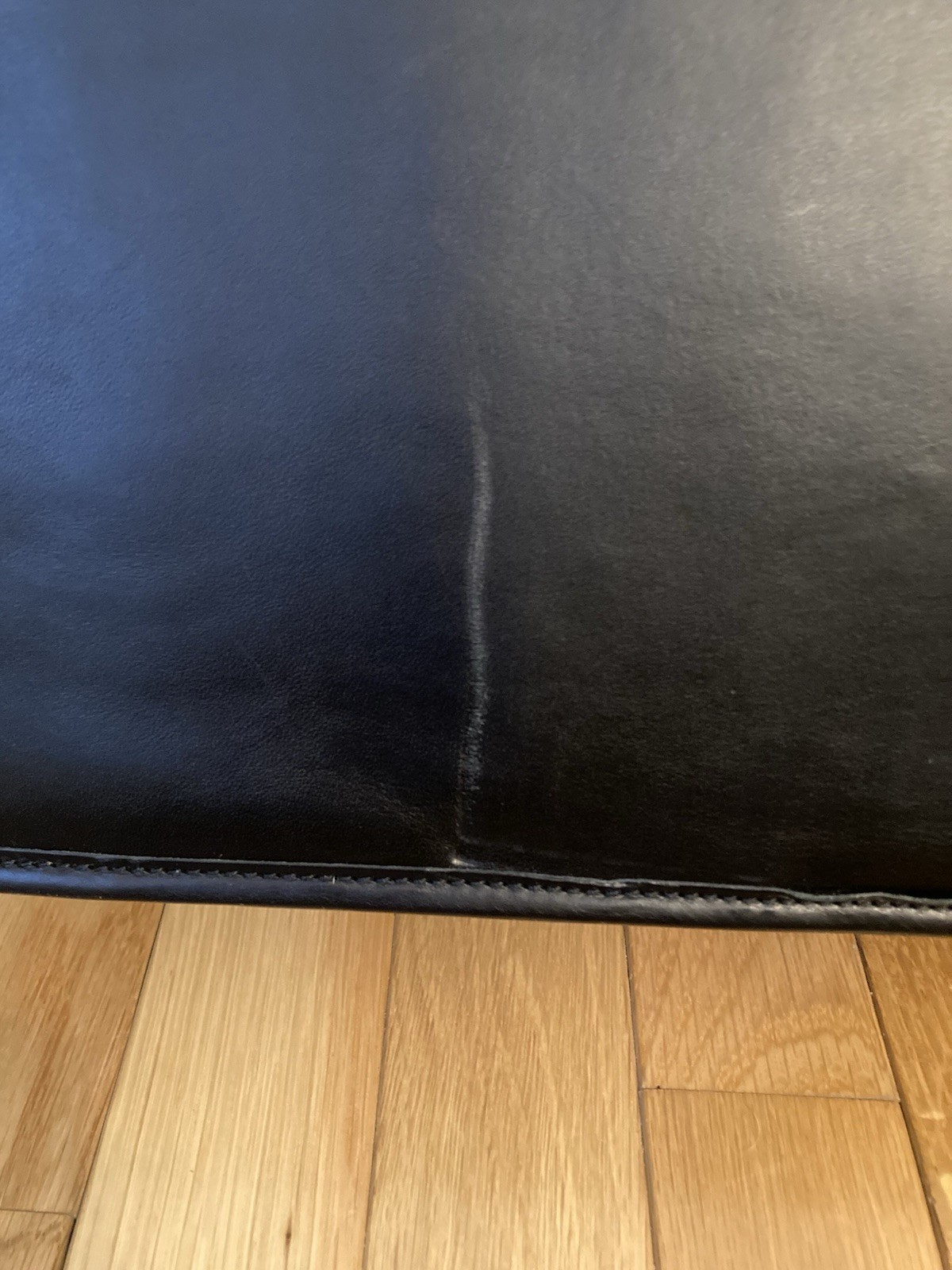 Hartmann Black Leather Briefcase Computer Bag Laptop Case NWT Free Shipping