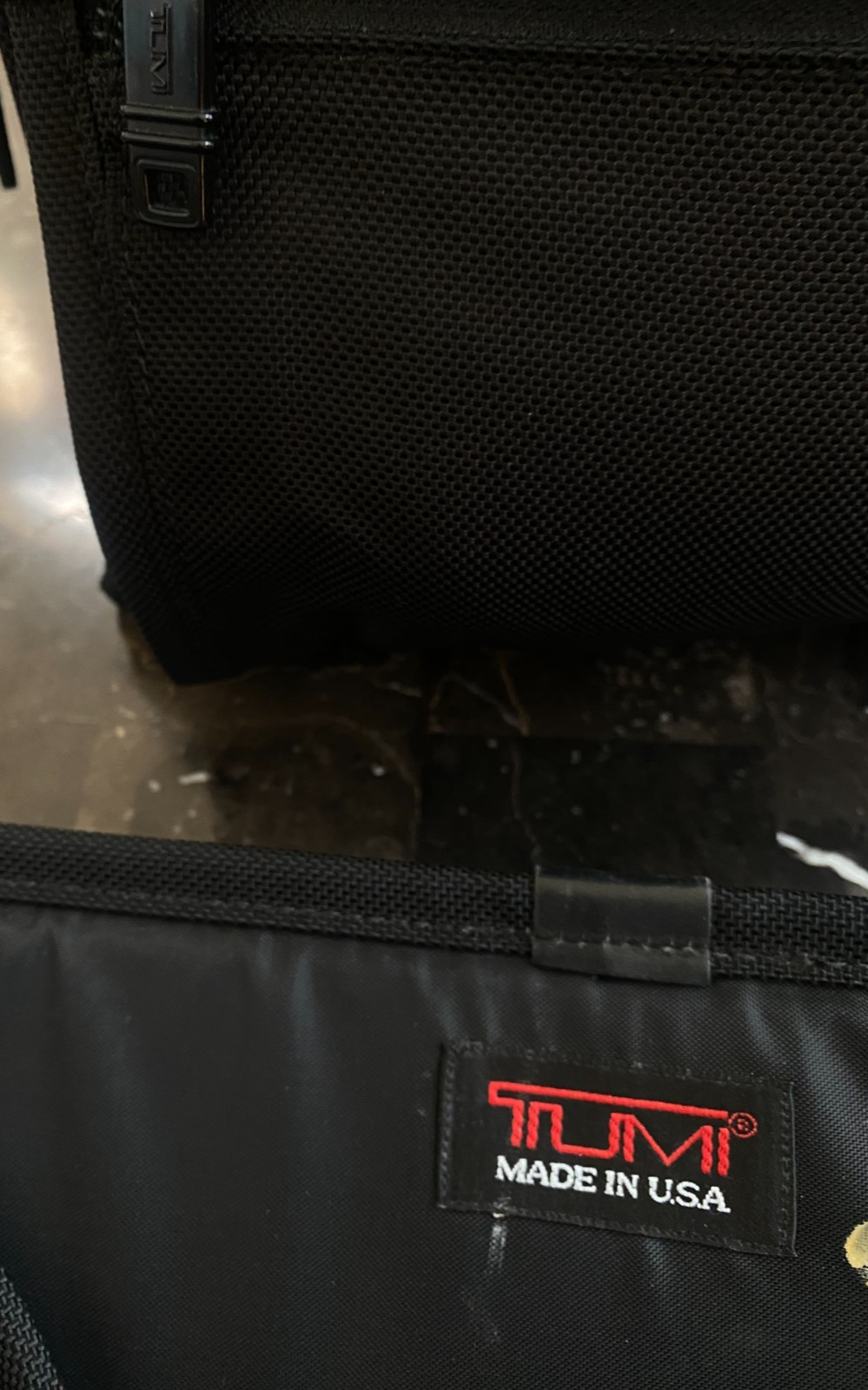 TUMI Organizer Black Ballistic Nylon Business Laptop Briefcase 26114DH EUC! $650