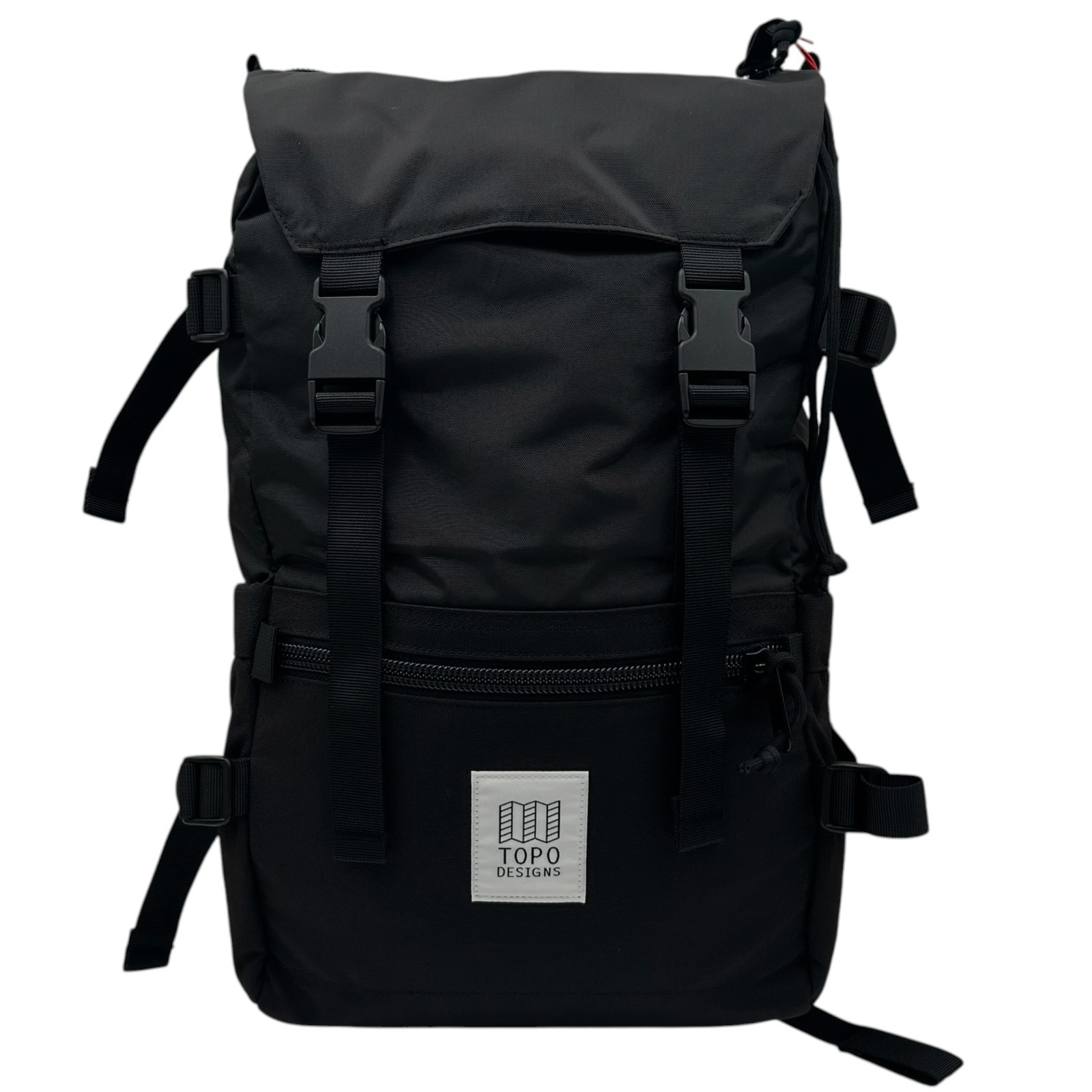 Topo Designs Men’s Rover Pack 20L Backpack Black Fits 15″ Laptop Water-repellent