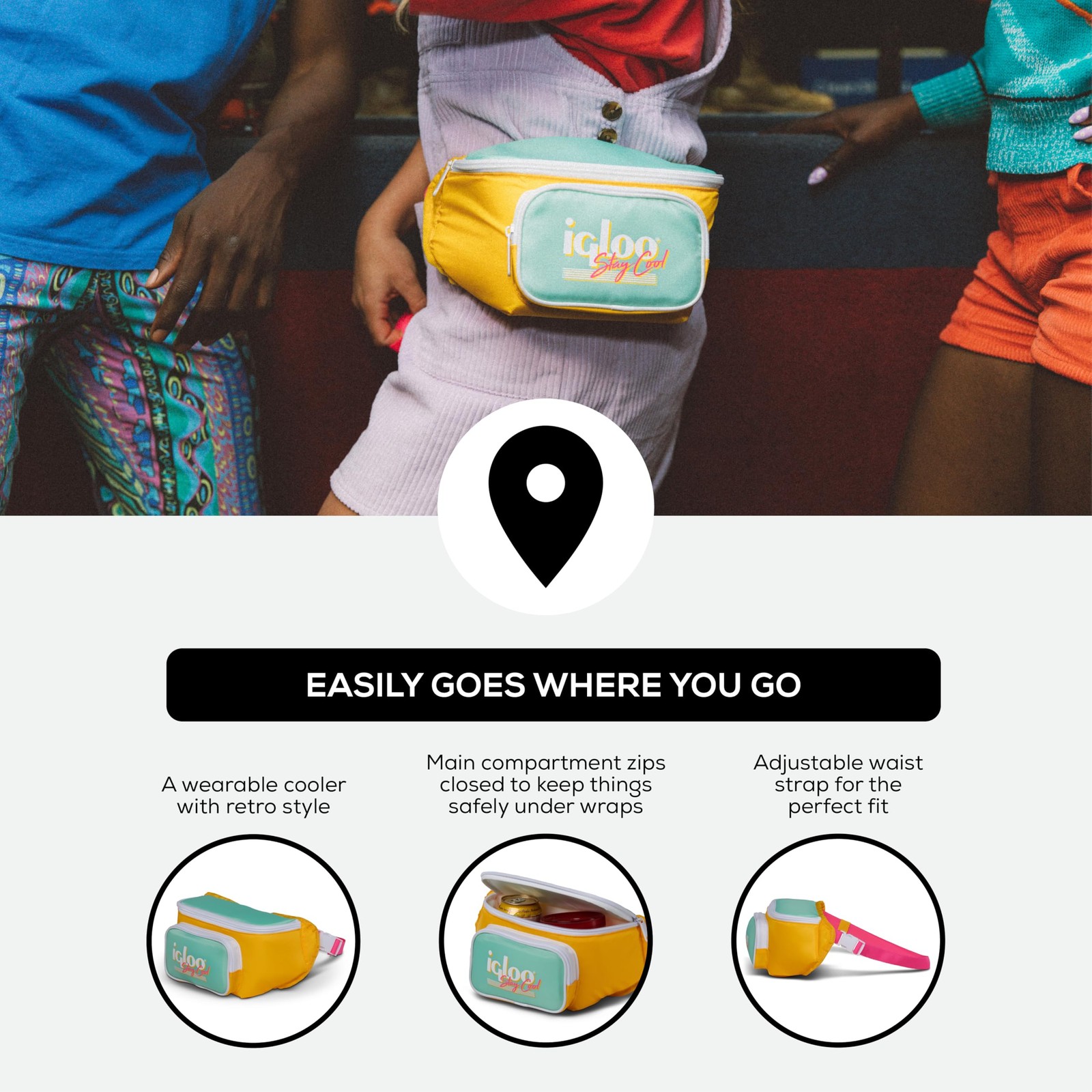 Yellow Mint Fanny Pack | Stylish, Lightweight, and Functional Design