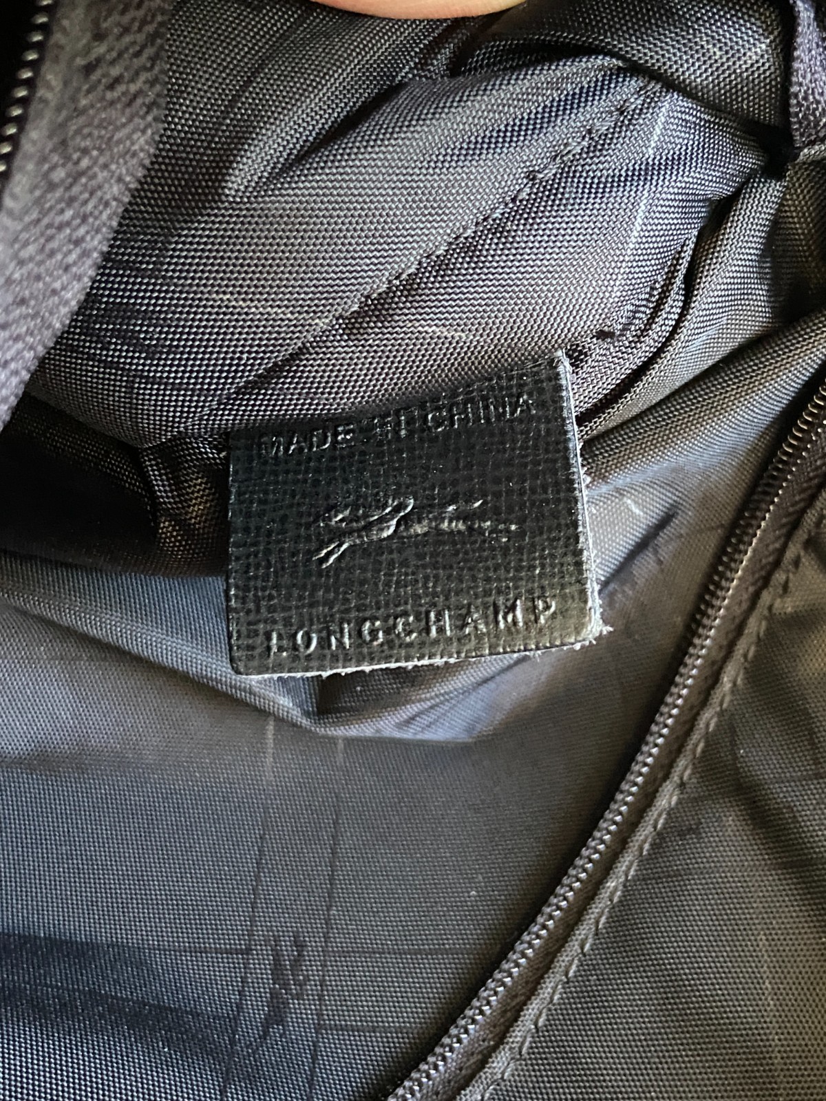 LONGCHARM Le Pliage Energy Nylon Trim Leather Men’s Backpack – Black, RARE