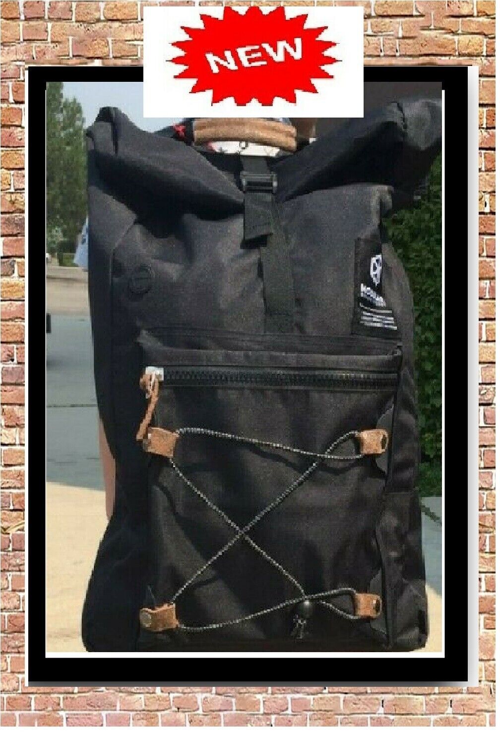Portable Solar Charger Backpack -7W Solar Panel Charger Hiking Camping Rucksack