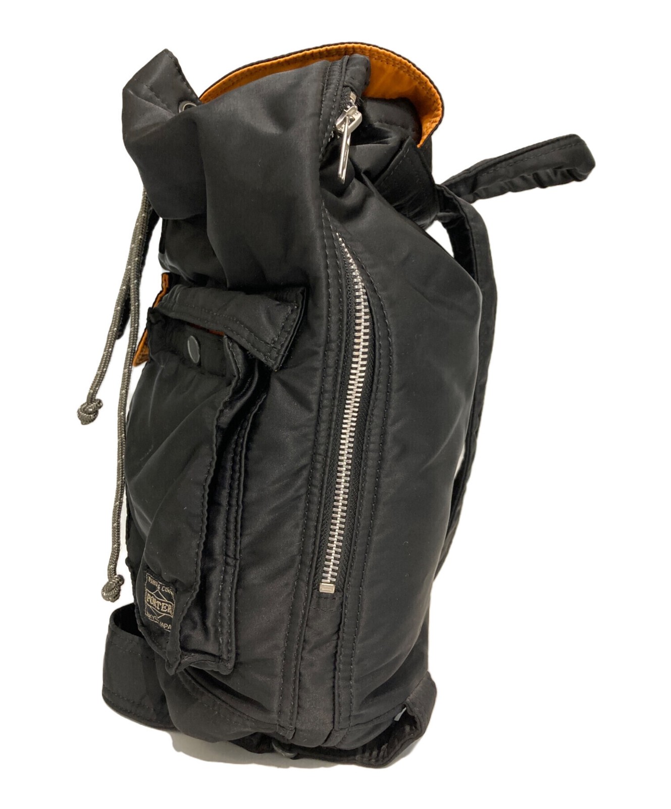 PORTER Tanker Day Pack Backpack Black Nylon Men 622 69388 Used Japan 42cm 29cm