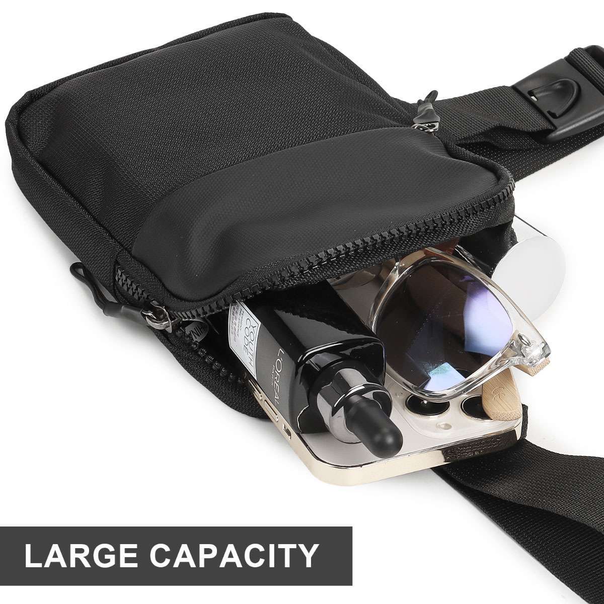 Waterproof Men Women Sling Bag Chest Cross Body Travel Sport Small Shoulder Pack