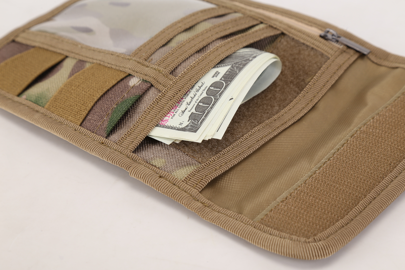 Tactical ID Card Holder Document Chest Hanging Mobile Phone Key Storage Bag US