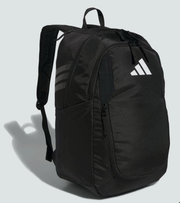 adidas Stadium 4 Soccer Backpack Black 36L JJ7421 Ball Pocket Gear Bag