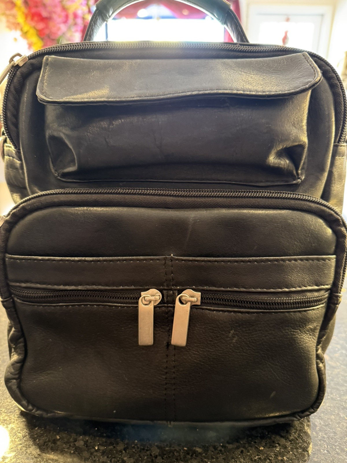 Napa Leather Business/tablet bag crossbody shoulder 9×12 inch