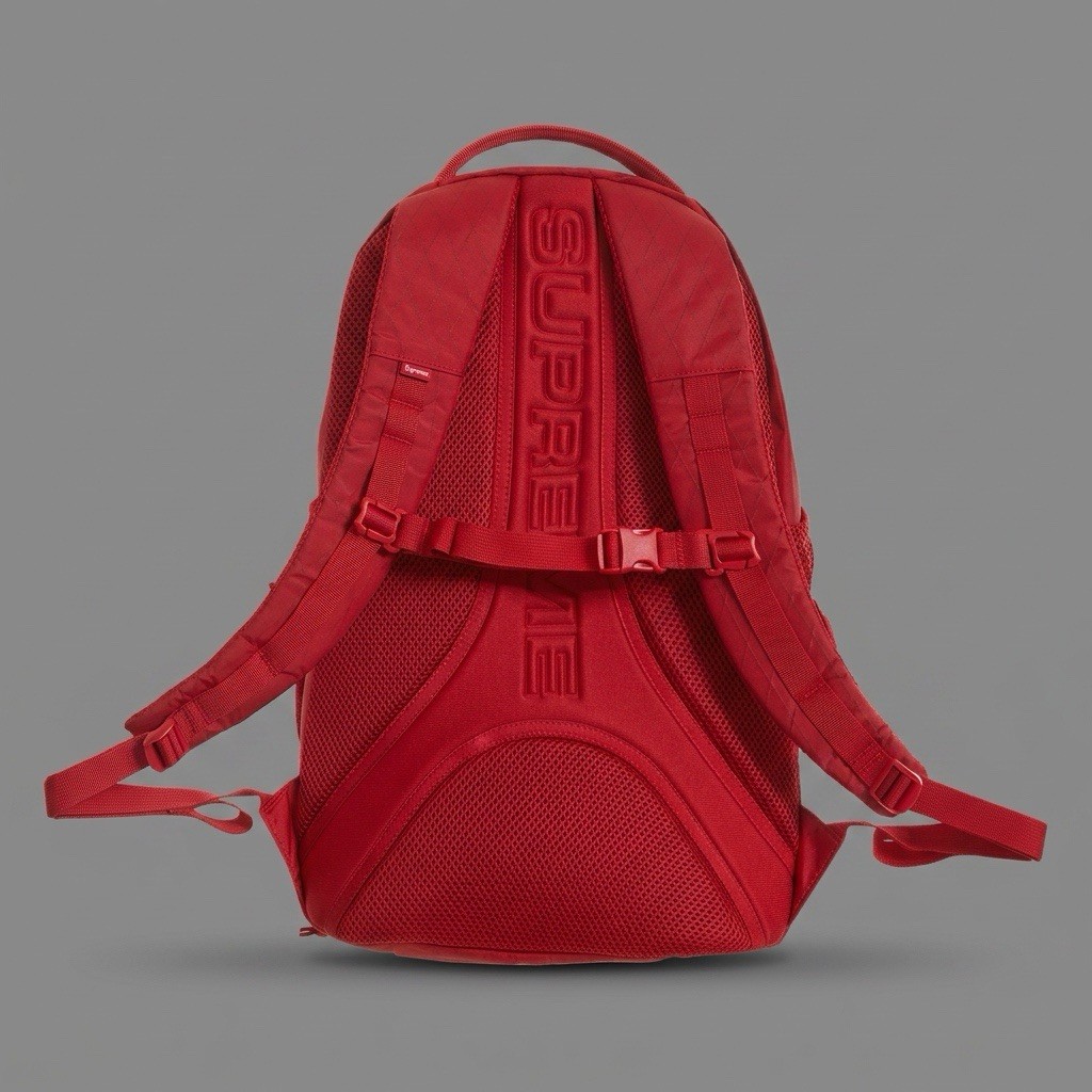 Supreme Logo Backpack Red FW23 | Verified Seller