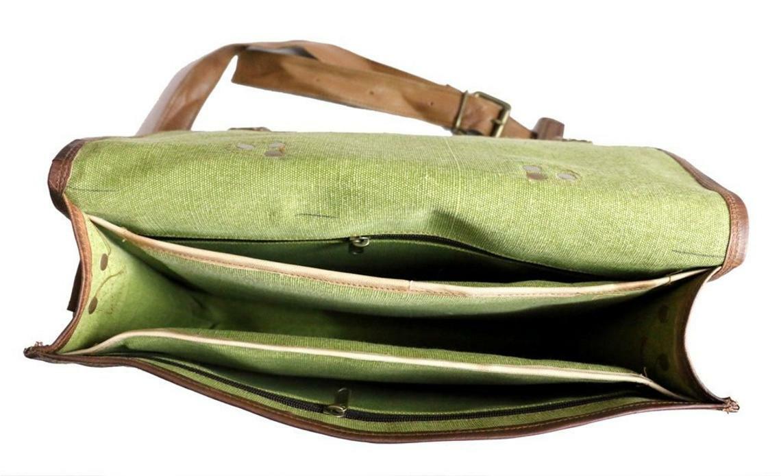 Leather Bag Designed to carry mini laptops, tab, documents personal belonging.