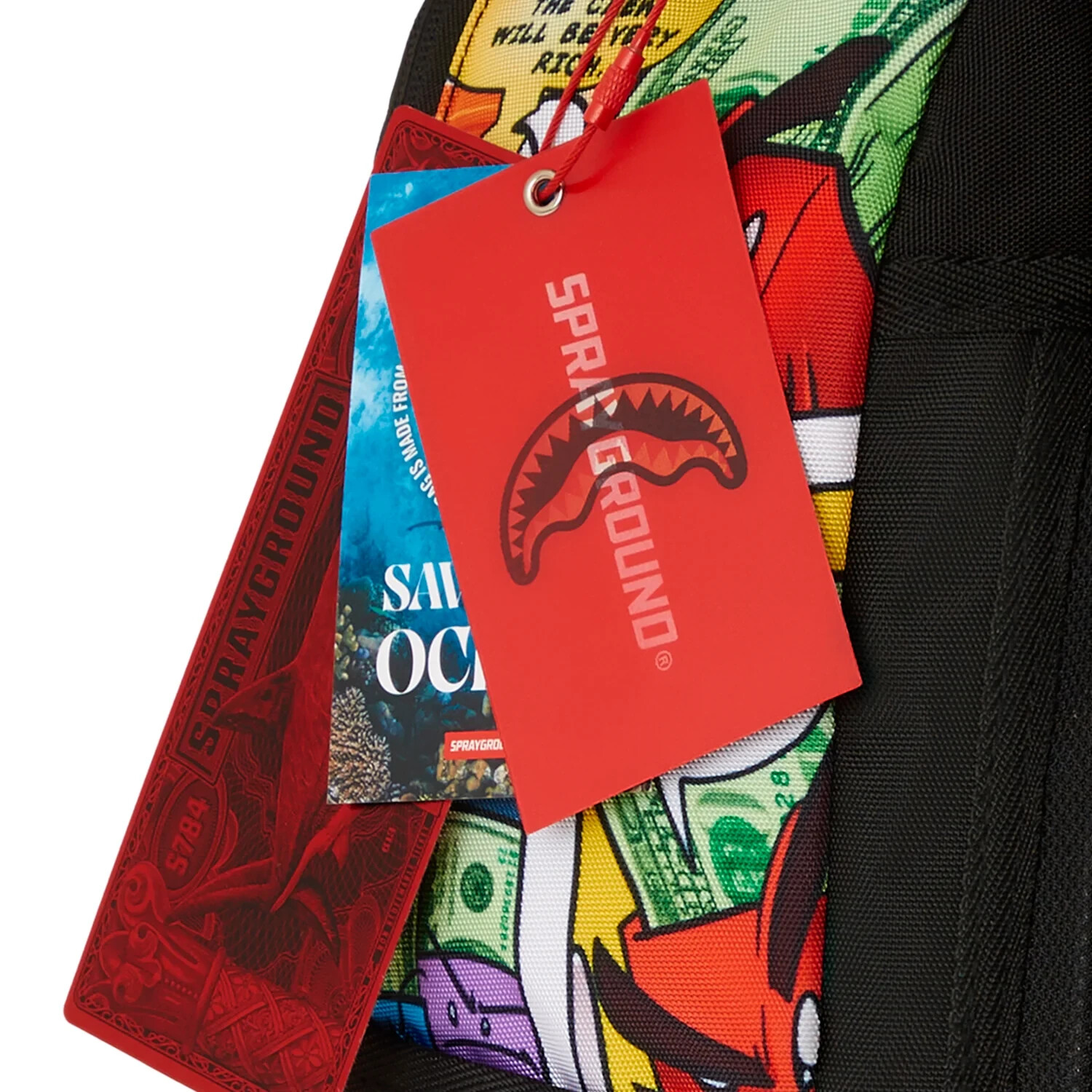 Sprayground Comic Series Two DLXSR Backpack School Shark In Paris New Books Bag