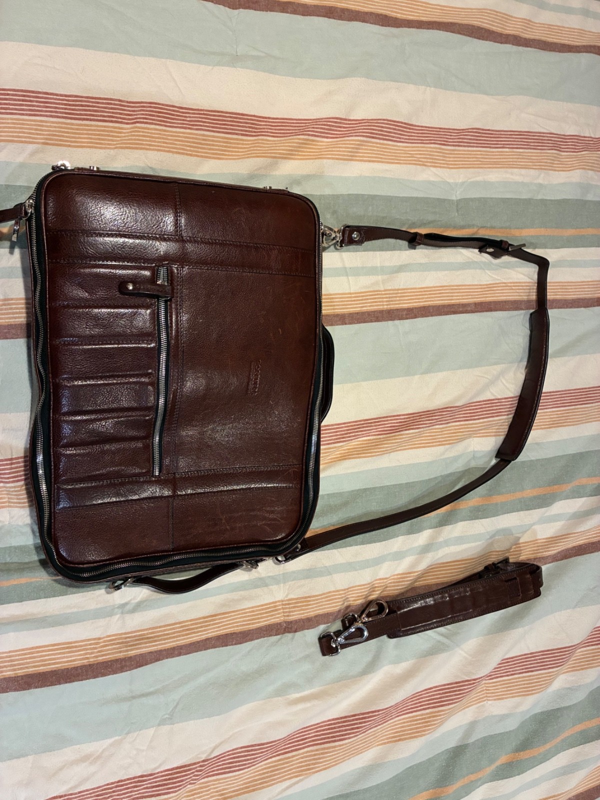 Leather men’s work / camera bag, satchel, backpack