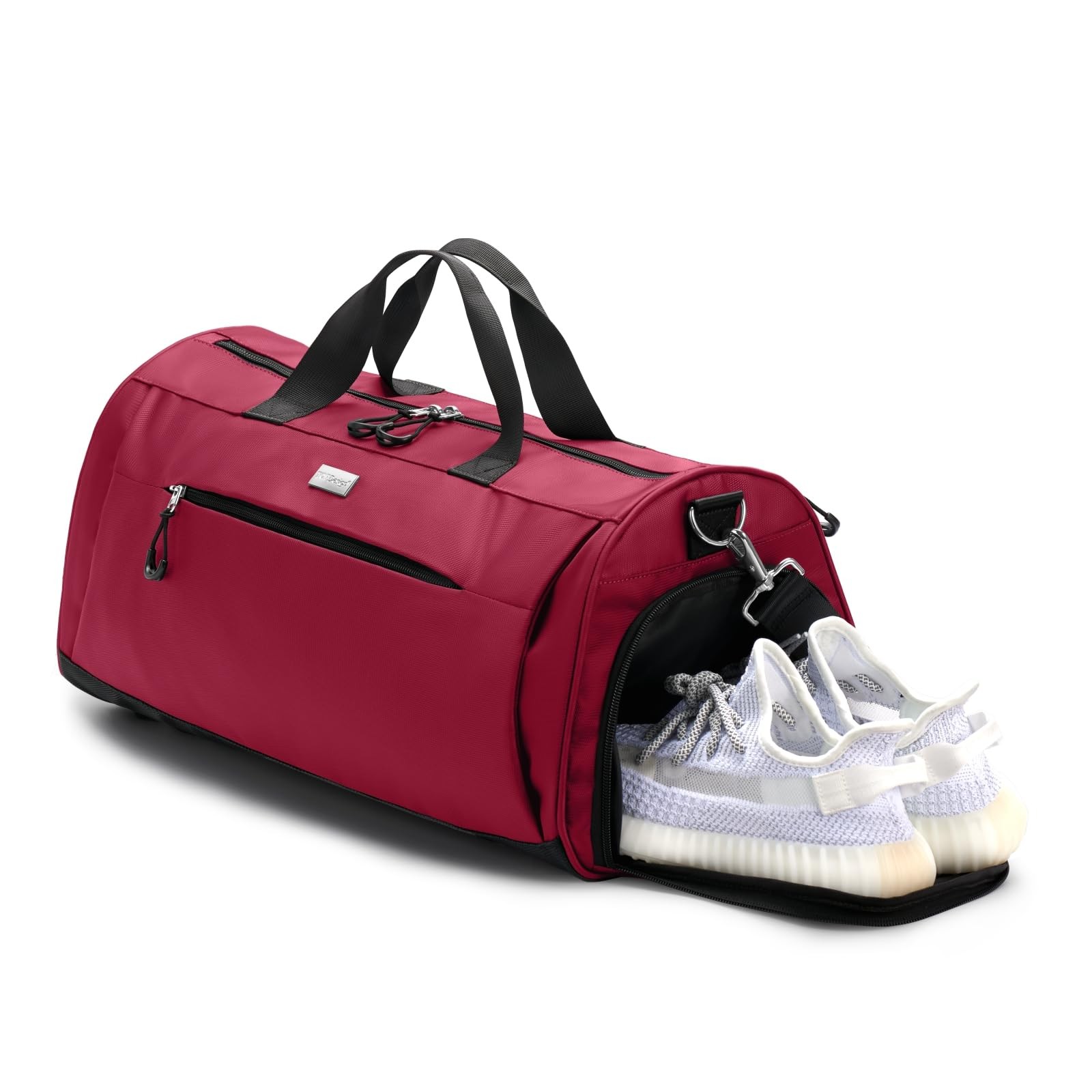 Gym Bag for & Men, Unisex Duffel Bag with Shoe Compartment & Wet Pocket for T…