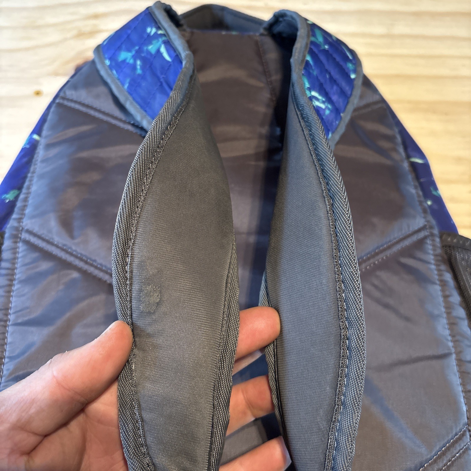Under Armour Storm Backpack blue Purple School Sports Bag Preowned Very Good