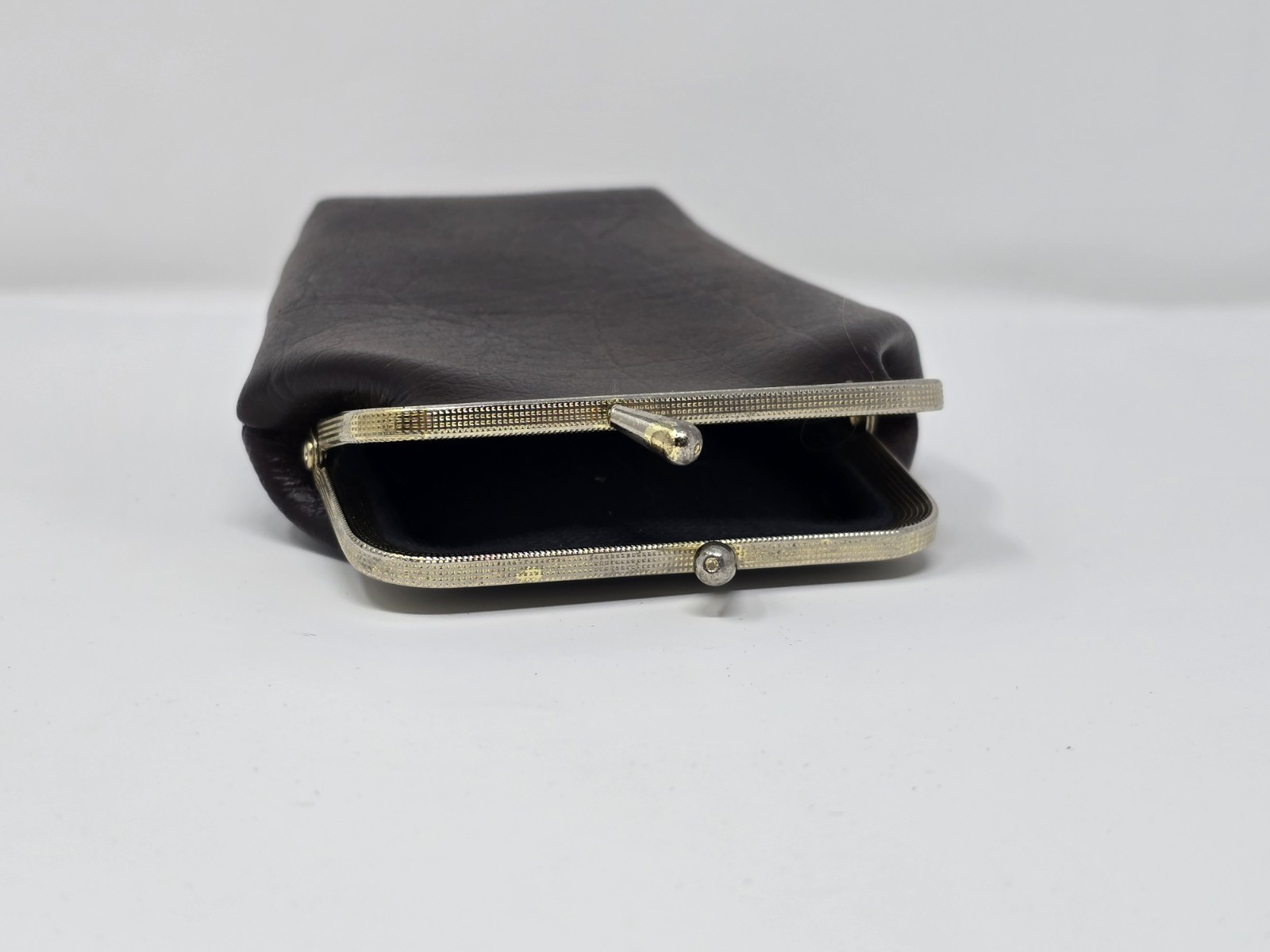Soft Leather Cigarette Holder Case 1 Pocket Snap Top Closure Coin Purse