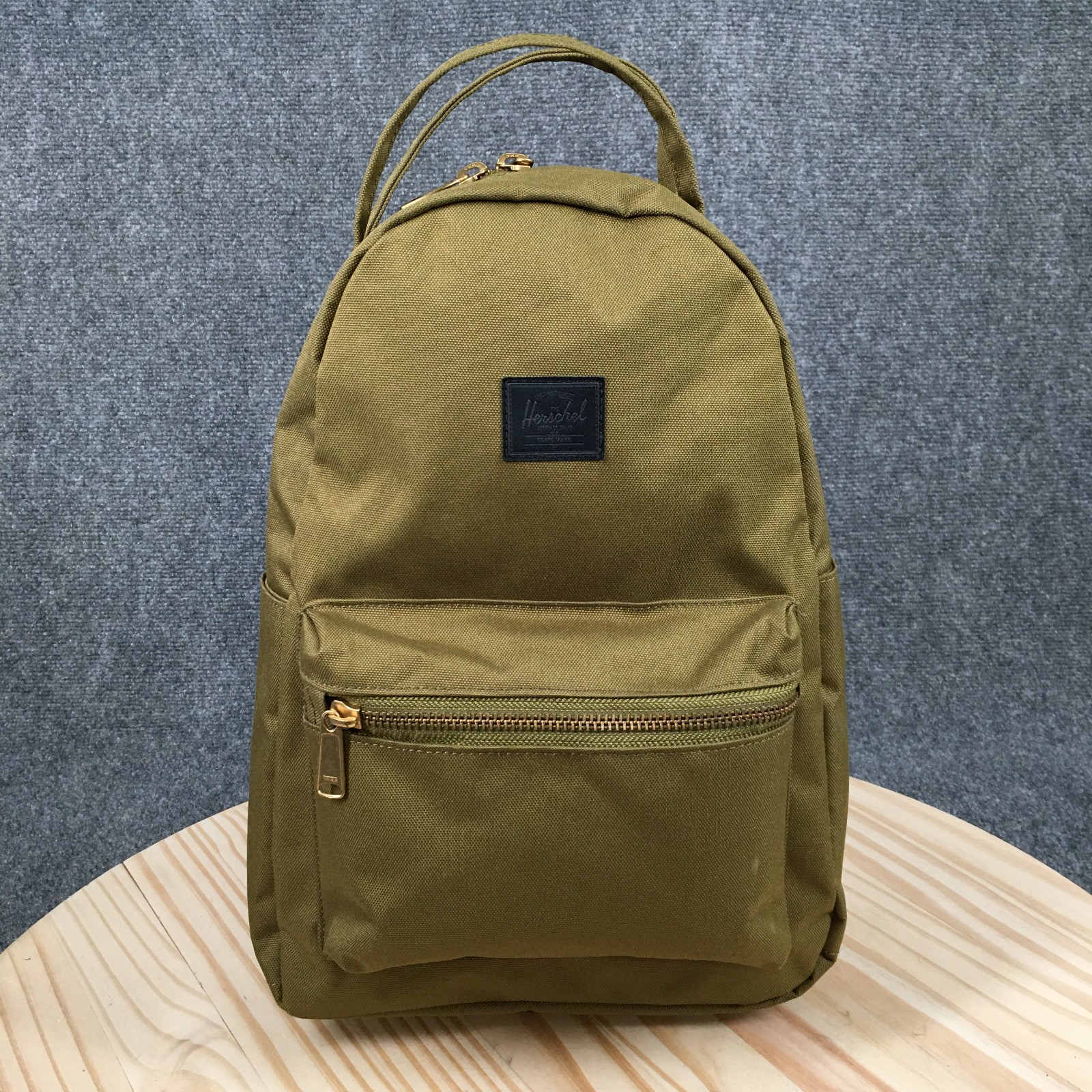 Herschel Supply Co. Nova Mid-Volume Backpack Khaki Green Herb Dual Top Handles