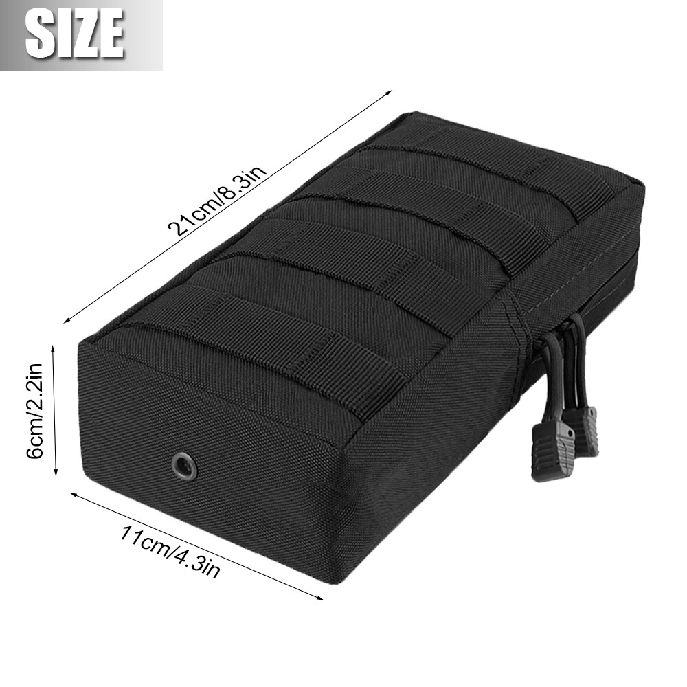 Tactical Compact Water-Resistant Pack Molle EDC Organizer Pouch Small Waist Bag