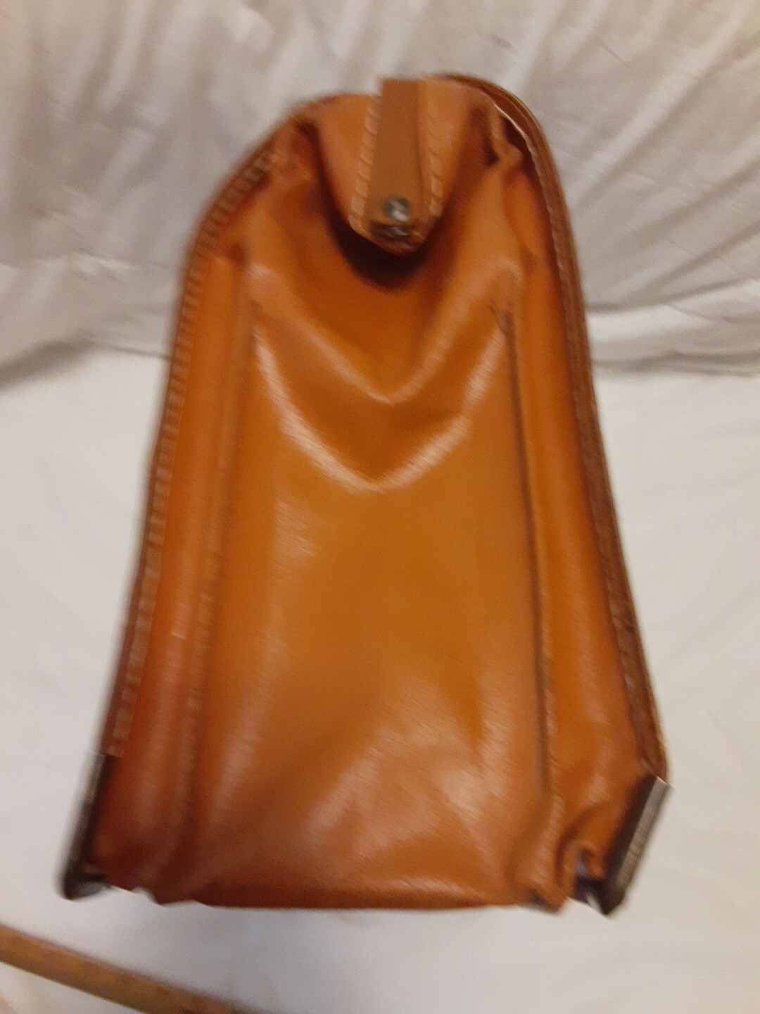 Vintage businessman Briefcase Split Cowhide Leather Doctor’s Bag no key 16x6x12″