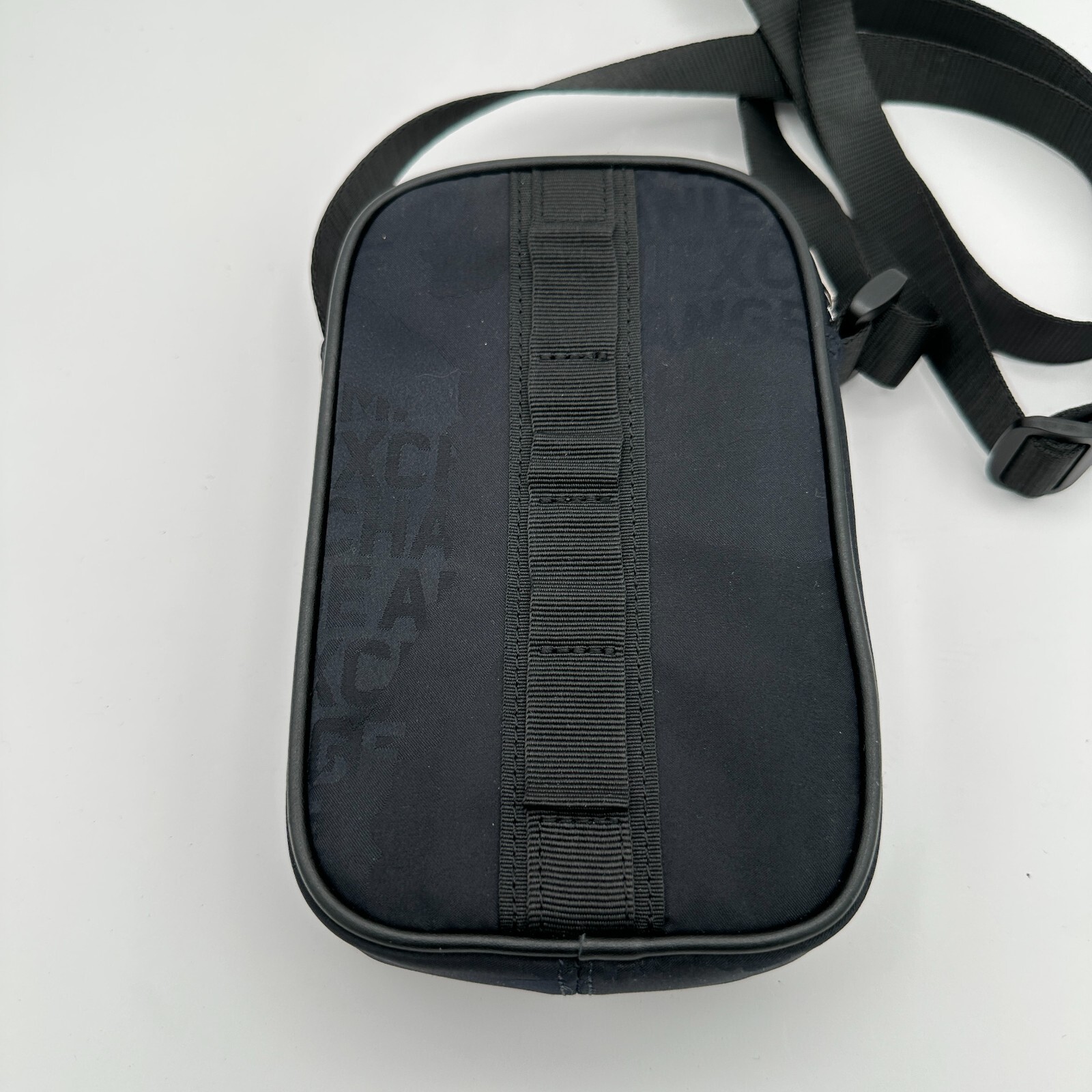 Armani Exchange Crossbody Bag Belt Mens Black 001 Patch Luxury Vacation NYC