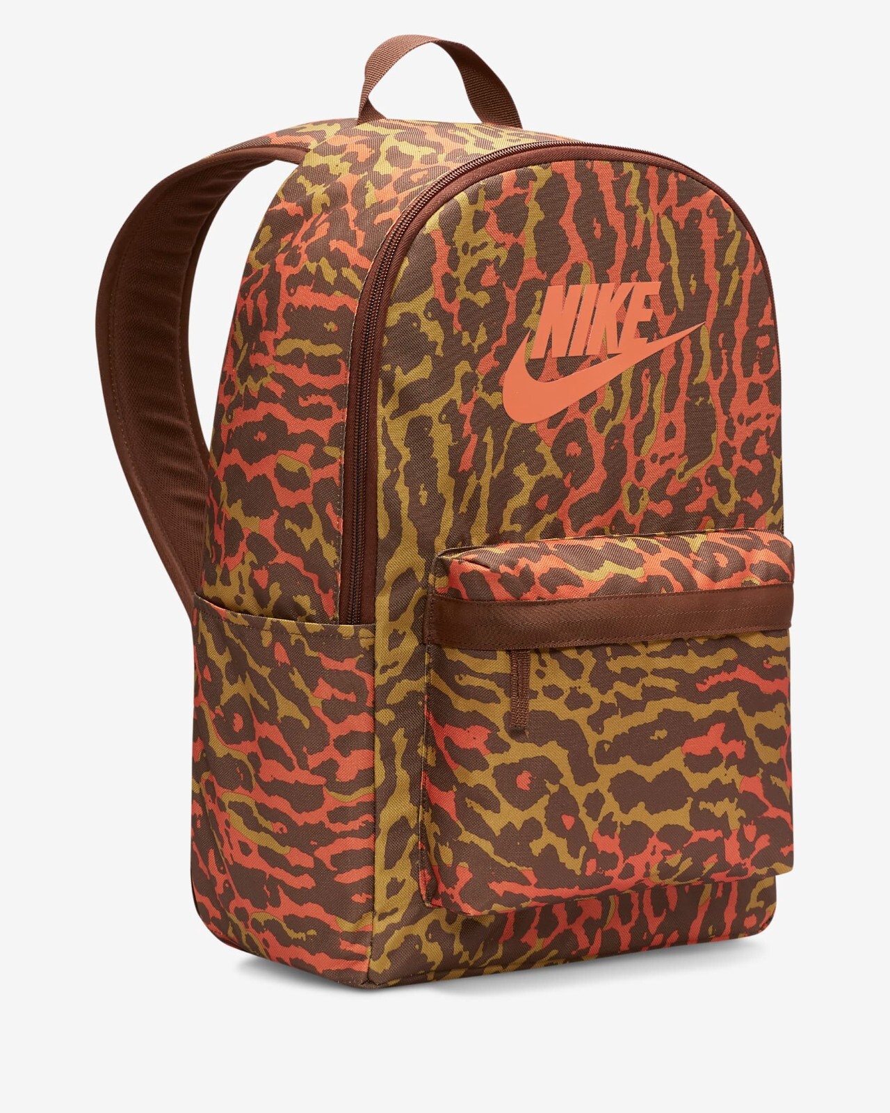 Nike Retro Backpack Brown Orange Animal Rare – Gym/Travel/School Day Bag NWT