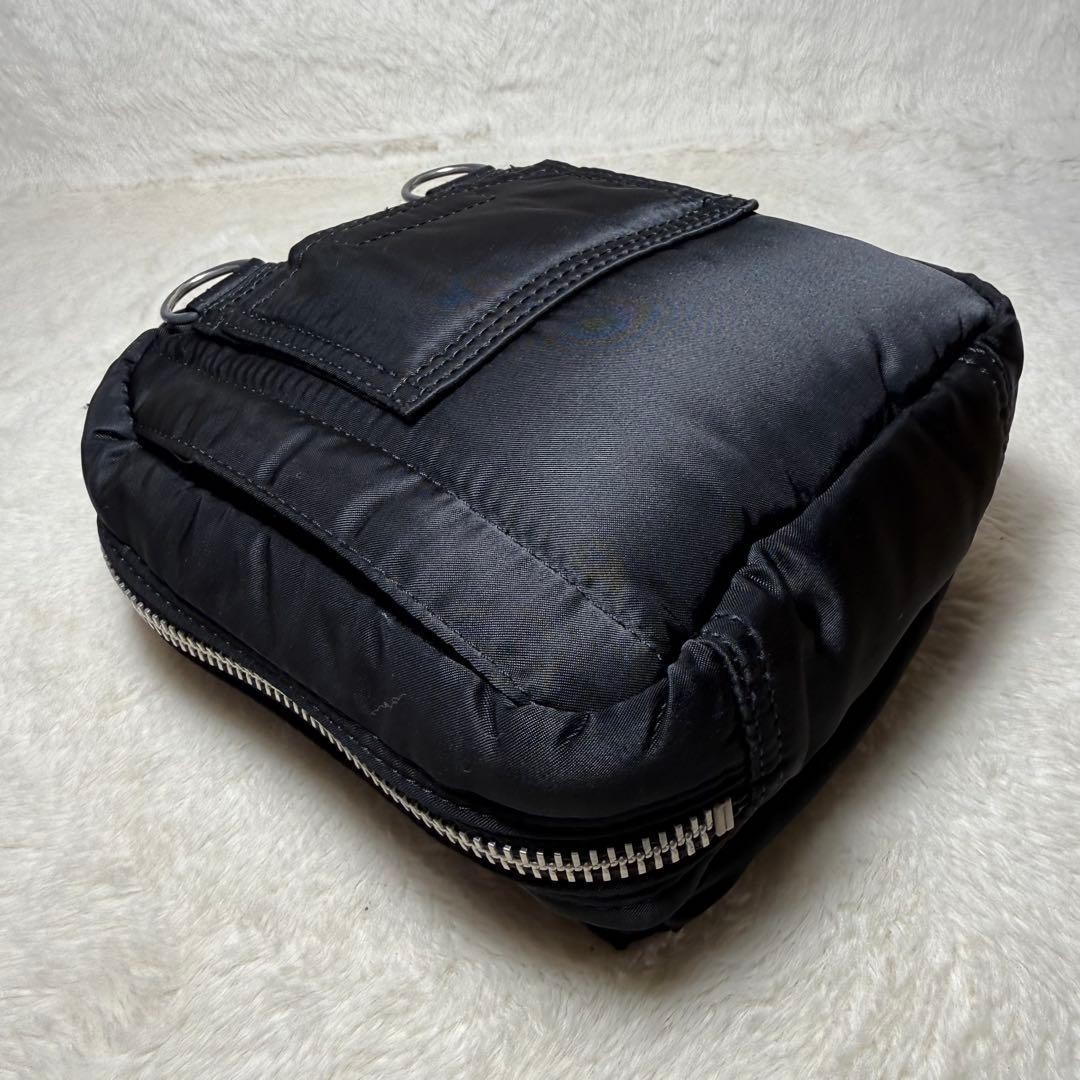 Authentic Porter Yoshida Shoulder Bag 2-Way Nylon Black 20cm x 19cm x 4cm