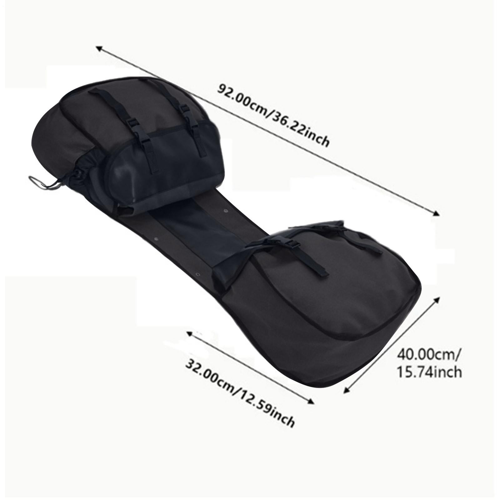 Motorcycle Large Saddlebags Side Saddle Bags Luggage Waterproof Black