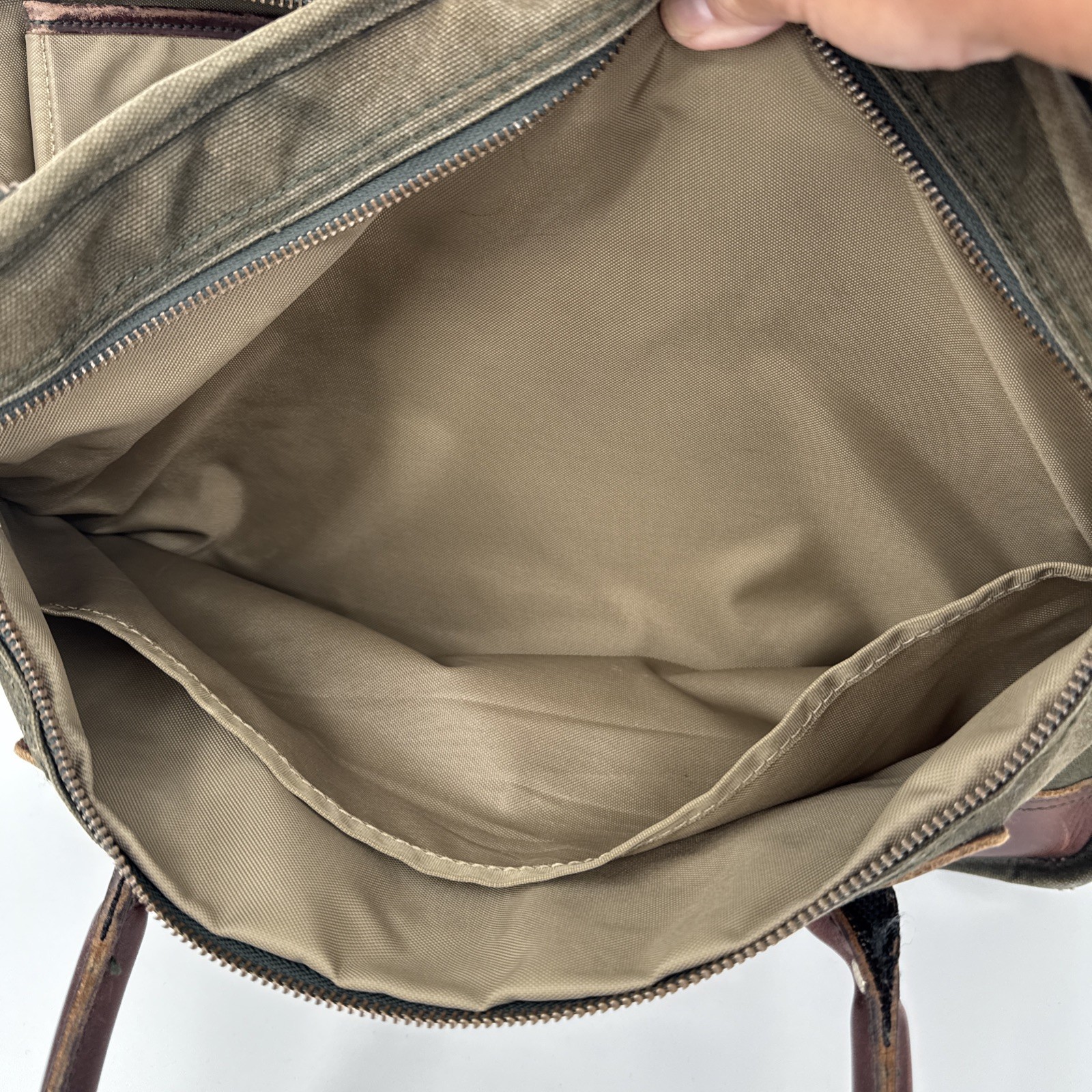 Vintage Orvis Battenkill Canvas Briefcase Messenger Bag With Strap Grunge