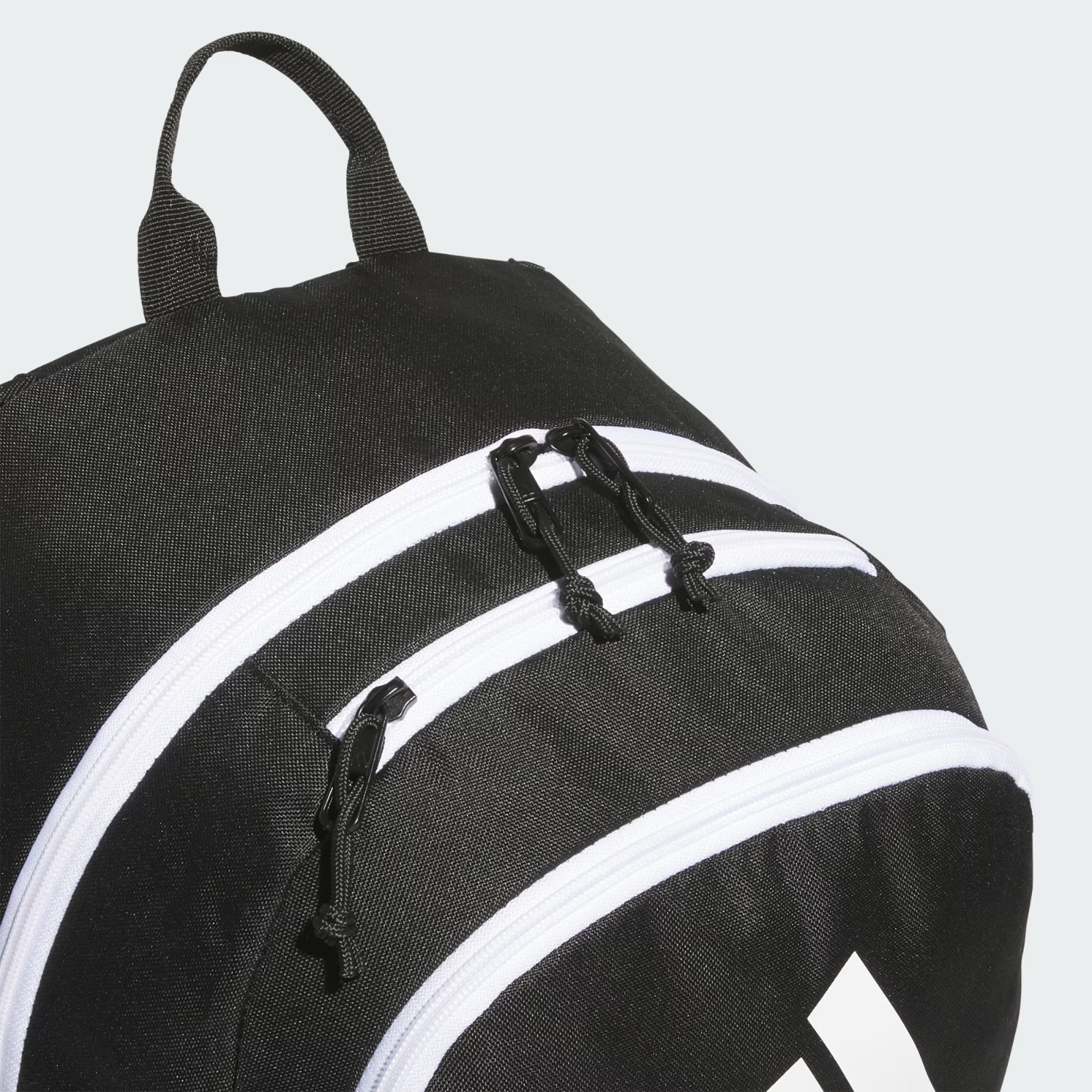 NEW Adidas Striker 3 Backpack Black School Bag- Travel Sport Laptop BLACK WHITE