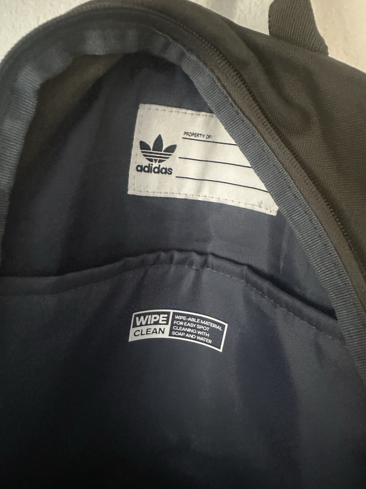 Adidas Originals Black Backpack Bookbag Laptop School Travel Multi Pocket EUC
