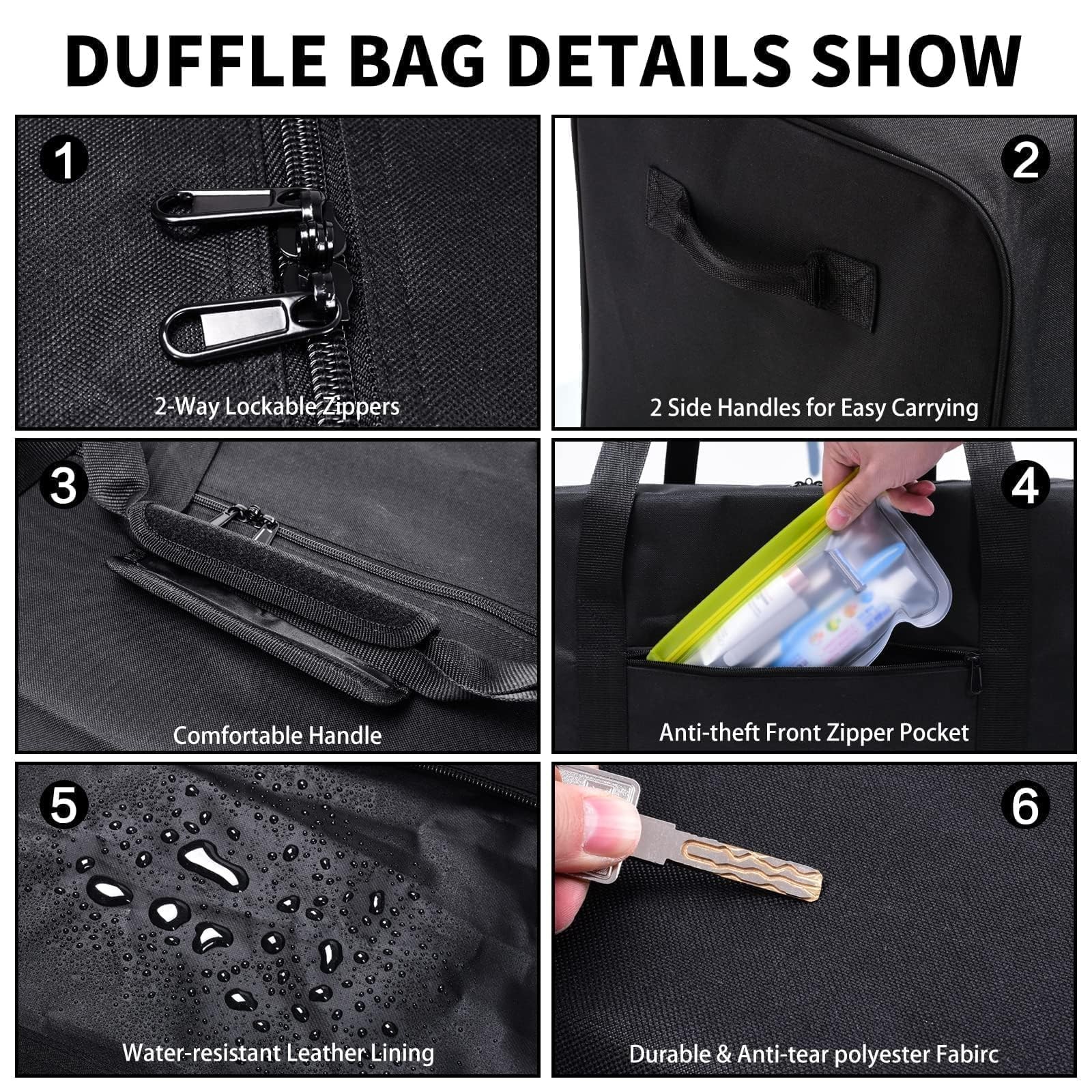 Urbanstand 52 Inch Extra Large Duffle Bag for Travel, 190L Sports Gear Storag…