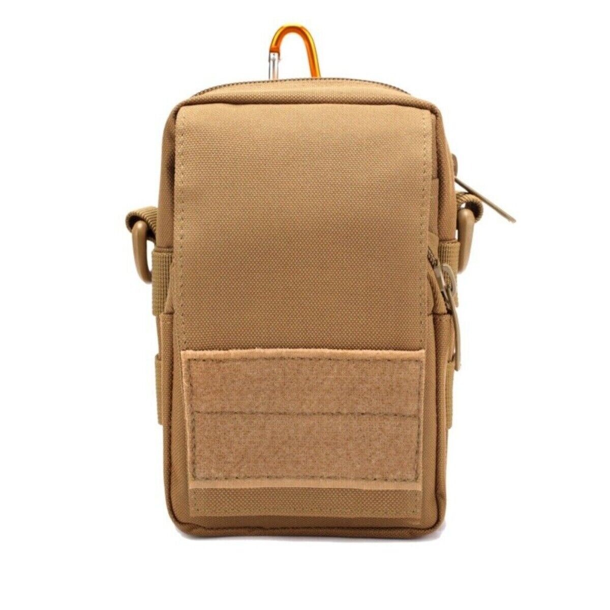 Tactical Molle Pouch Cell Phone Holster Bag Accessory Pouch Double-Zipper Pocket