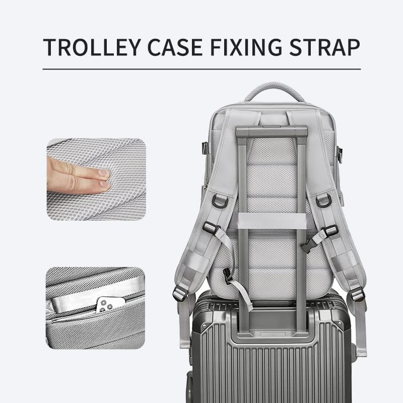 Women Travel Backpack,16 Inch Expanded 39L USB Charging Business Laptop Backpack