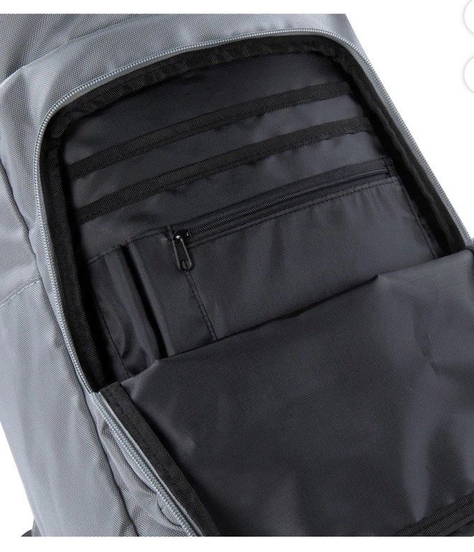 Hurley Rider Backpack Gray adjustable shoulder straps and a top handle