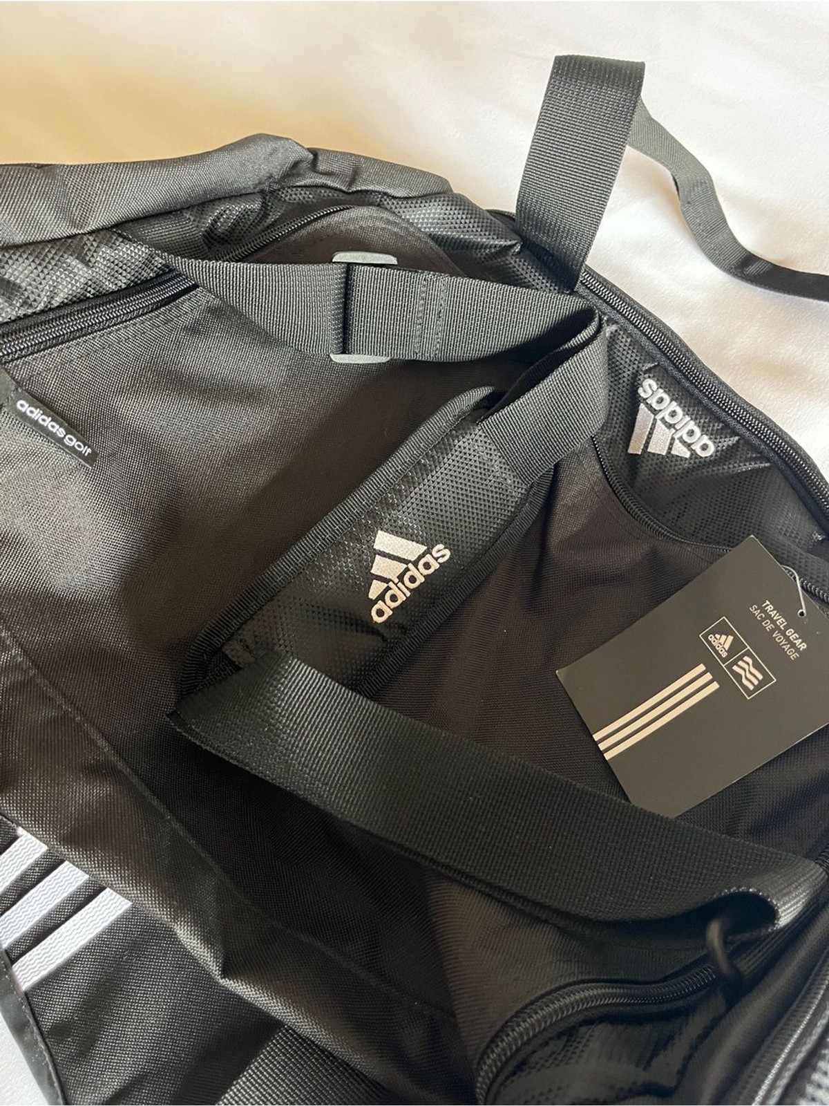 Adidas Golf / Travel / Gym Bag – Black Duffel Dish ESPN Media Promo