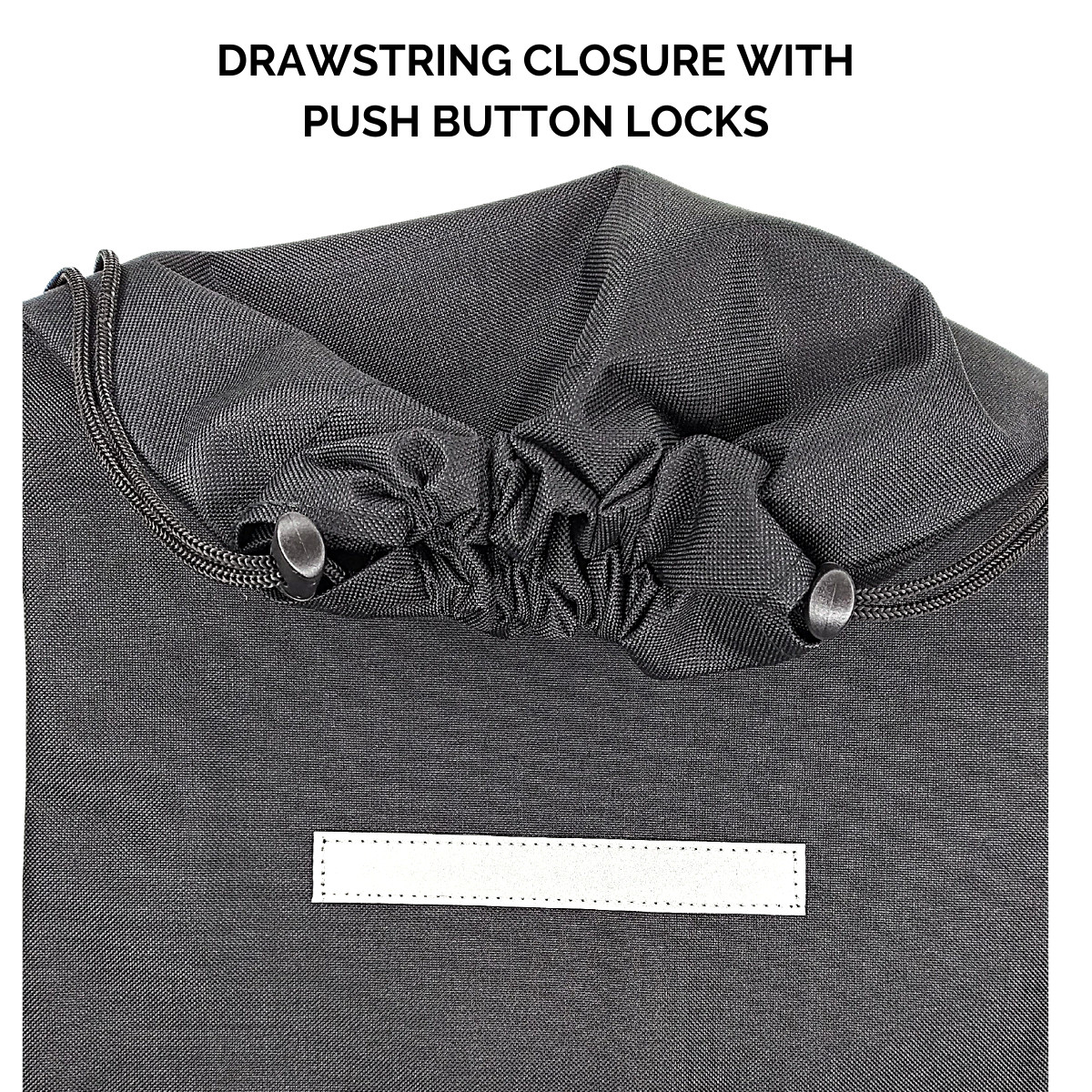 Drawstring Bag Sling Backpack Heavy Duty Gym School Day Reusable Bug Out Cinch