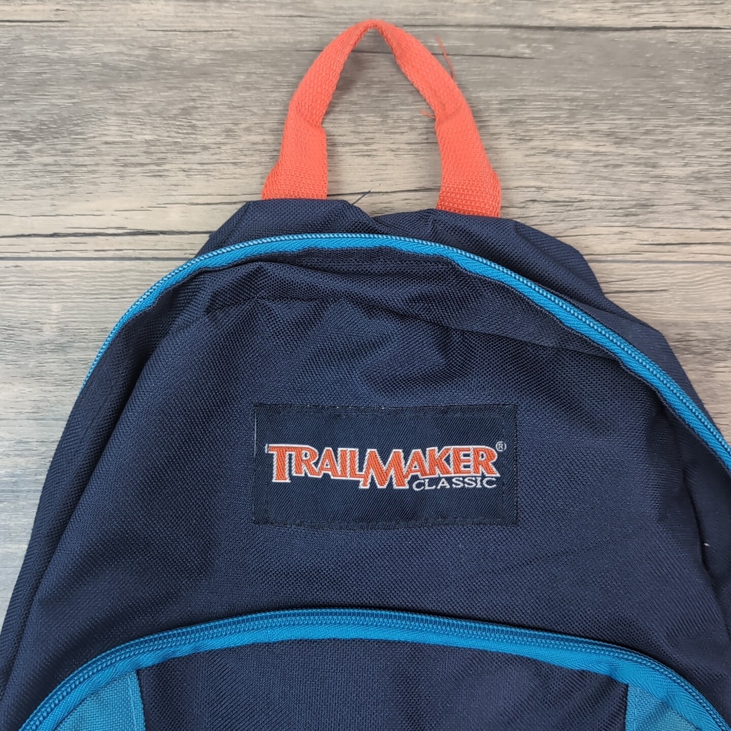 Trail Maker Classic Backpack Royal Blue/ Sky Blue Color With Orange Day Bag