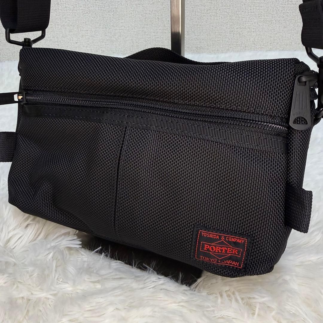Authentic PORTER×SONY 2WAY Camera Bag Black Nylon 13cm x 23cm x 9cm Good Conditi