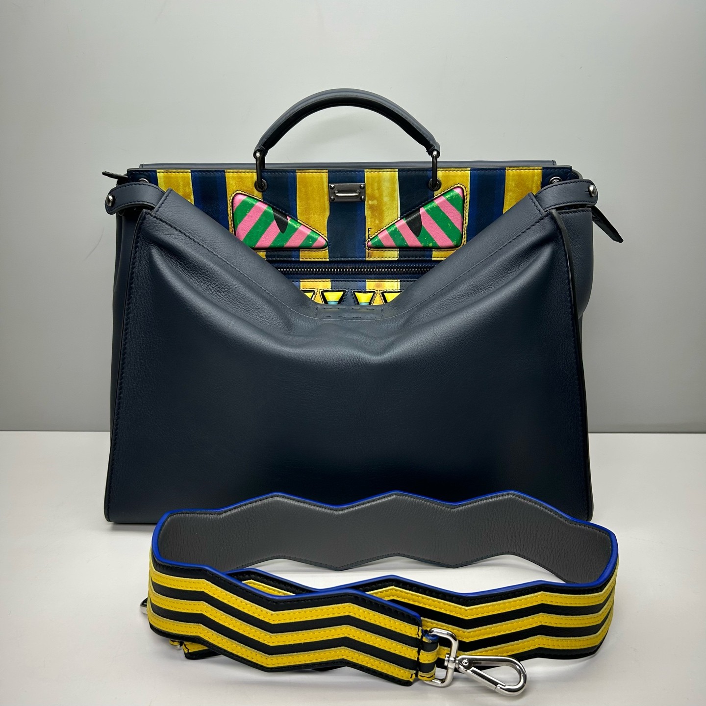 Fendi Pre-Owned Authentic Peekaboo Briefcase Free Shipping 40x30x16cm