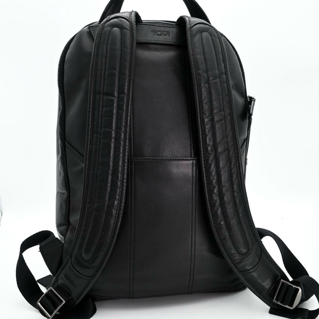 TUMI Morrison Backpack Leather Black 41.5x31x18cm Mens Bag