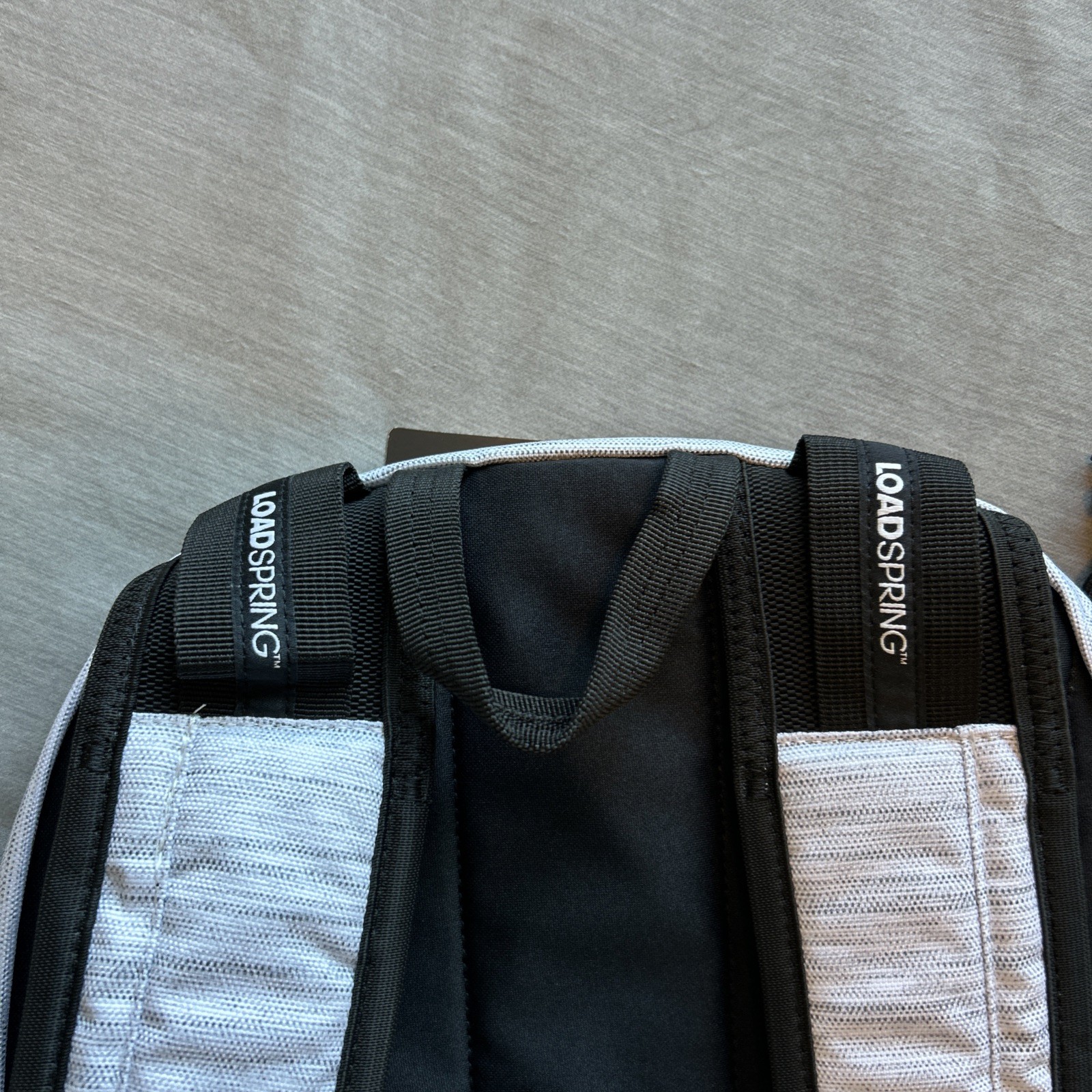 Adidas Prime 7 Backpack White Black fits 17″ Laptop Zippered Holds 32 oz Bottles