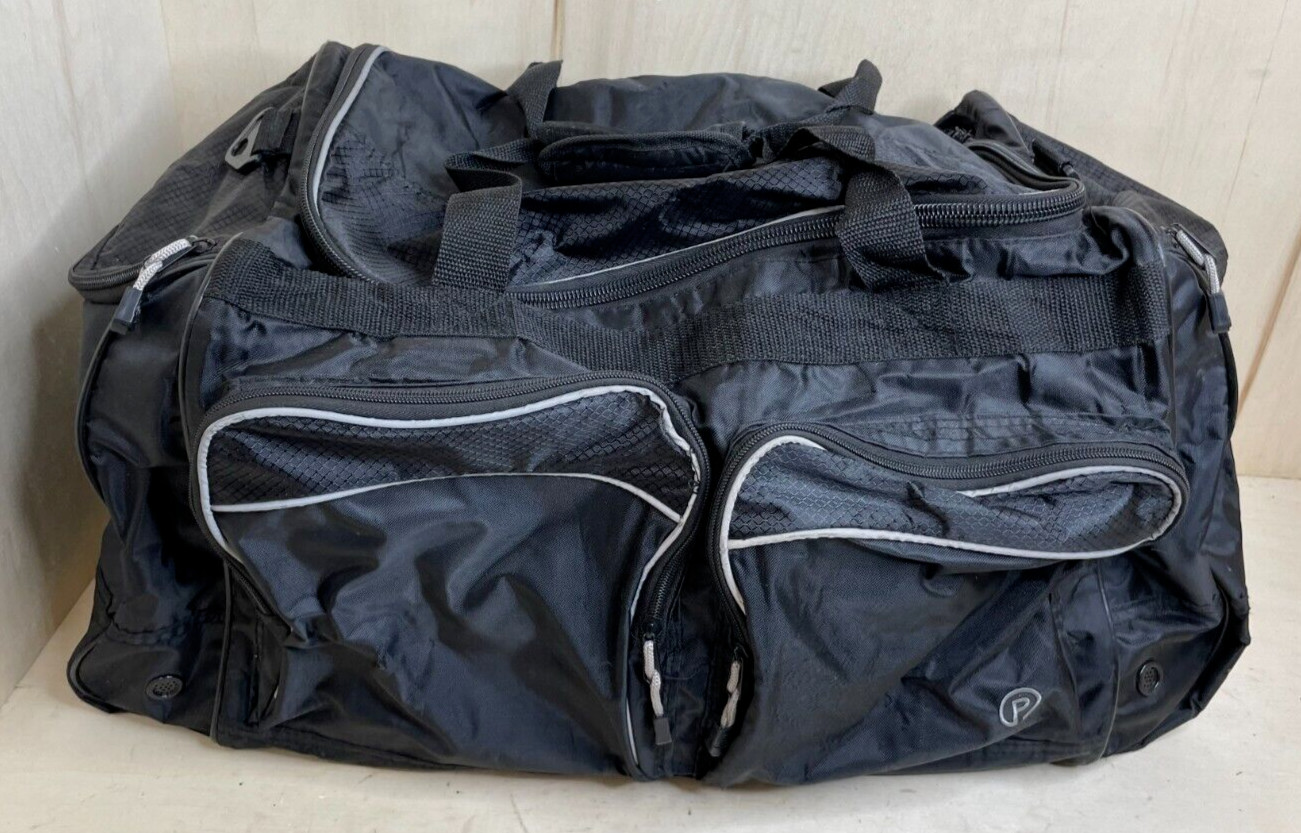 Protege 28 Sports Duffel, Black large multi pocket sport travel luggage