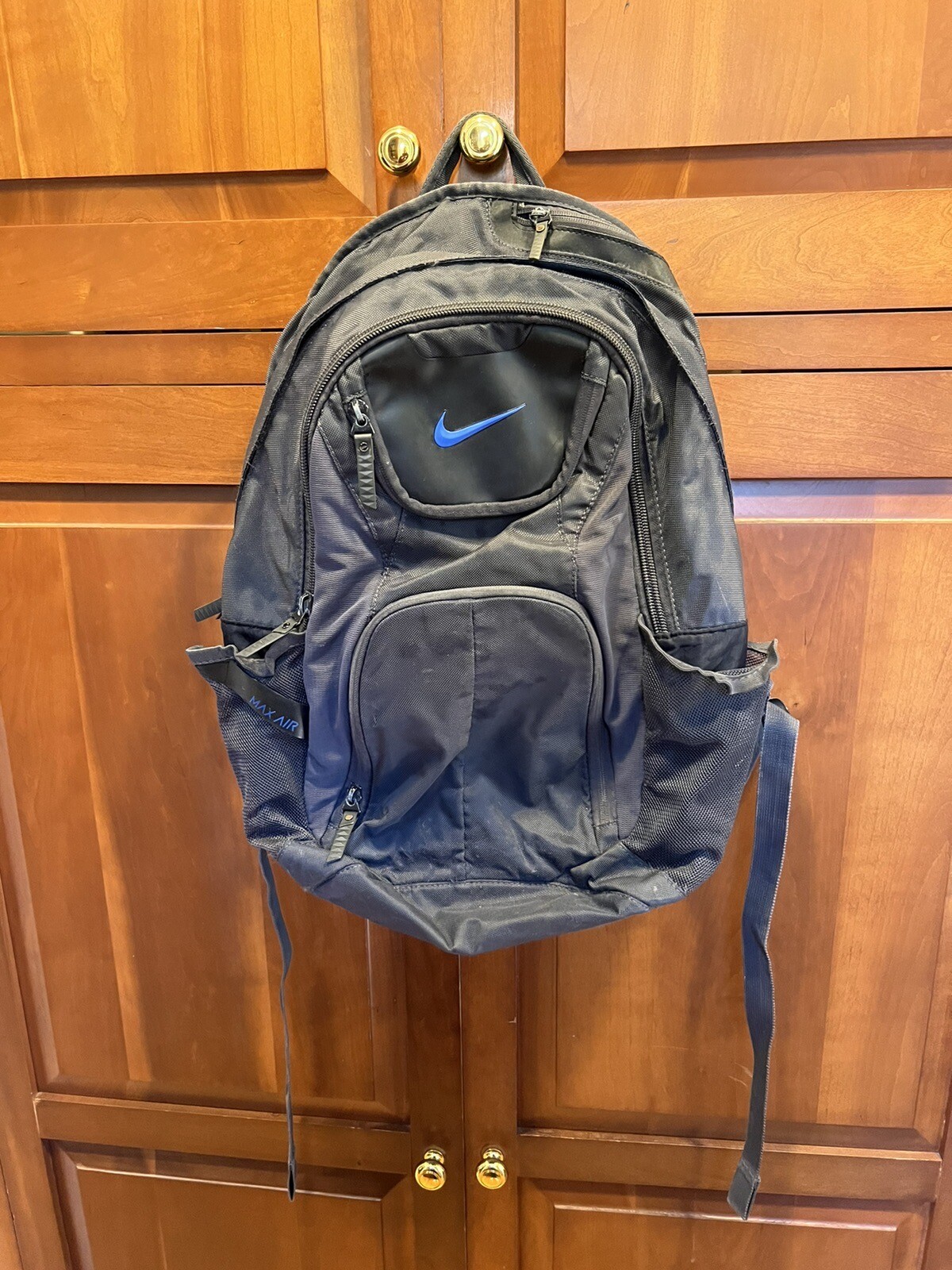 Nike Max Air Black And Blue School Bag 2013