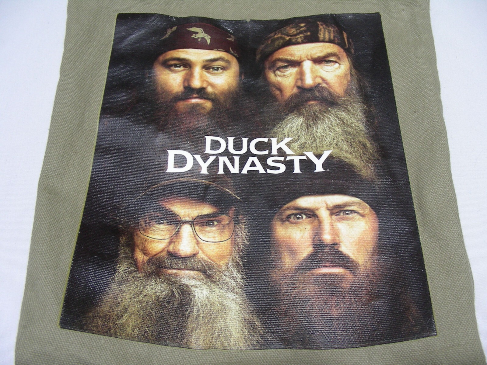 DUCK DYNASTY – Brown – 100% Cotton – 10.5″ X 12″ X 4″ Tote Book Bag!