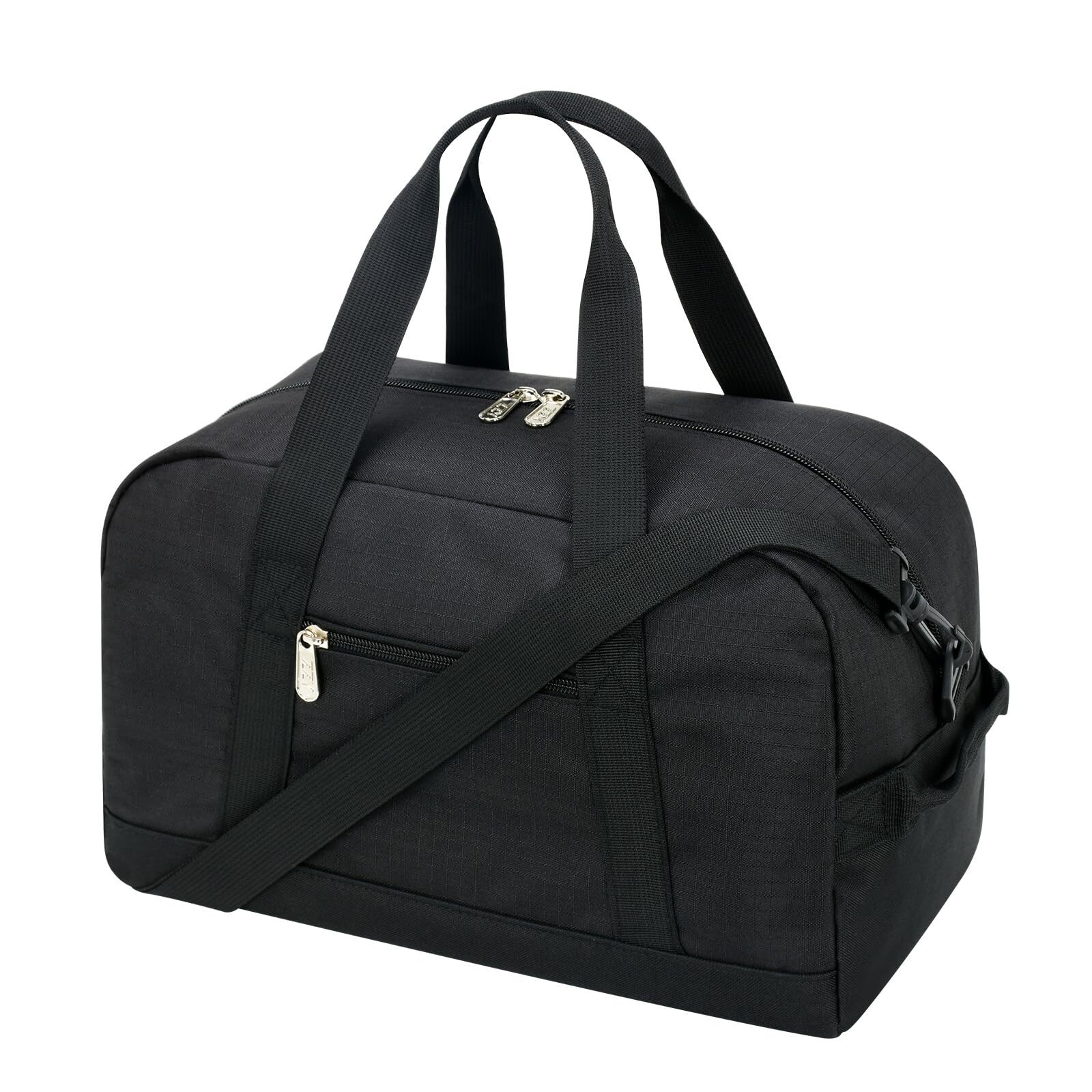 Small Gym Bag 14 Inch Lightweight Carry On Mini Duffel Bag For Travel Sport Blac