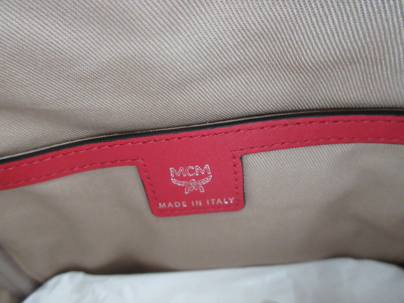 MCM Black Red Leather Contrast LIMITED EDITION Backpack MMK9SVE15RU $1,750