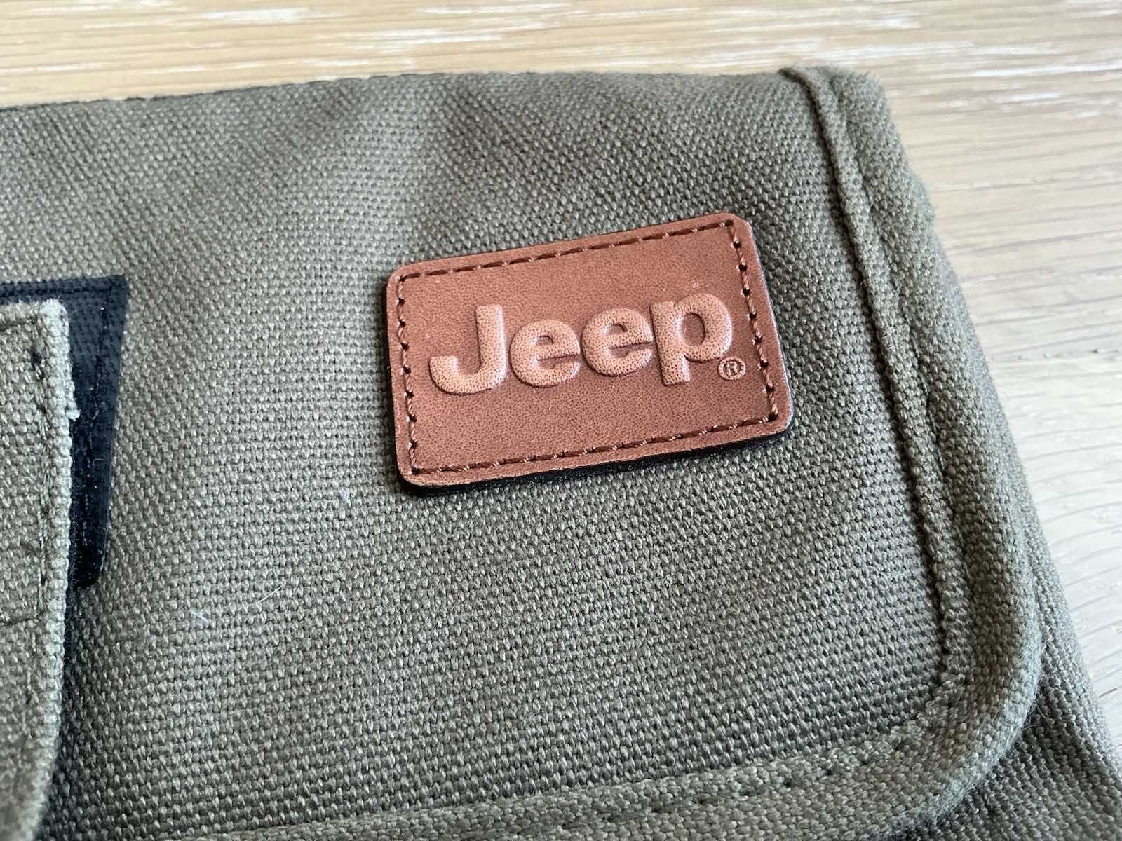 Jeep Durable Canvas Cloth EMPTY Case For User Guide Owners Manuals Pre-owned