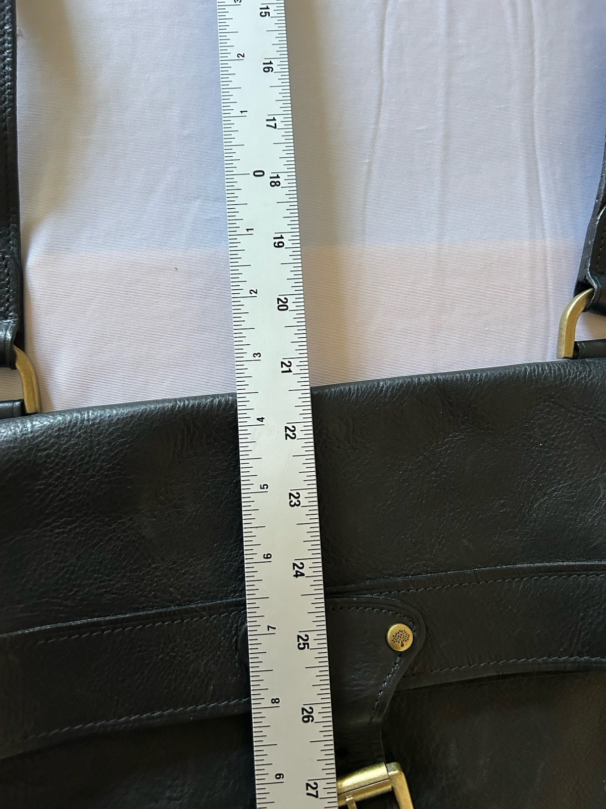 Mulberry Brynmore messenger bag in black natural leather