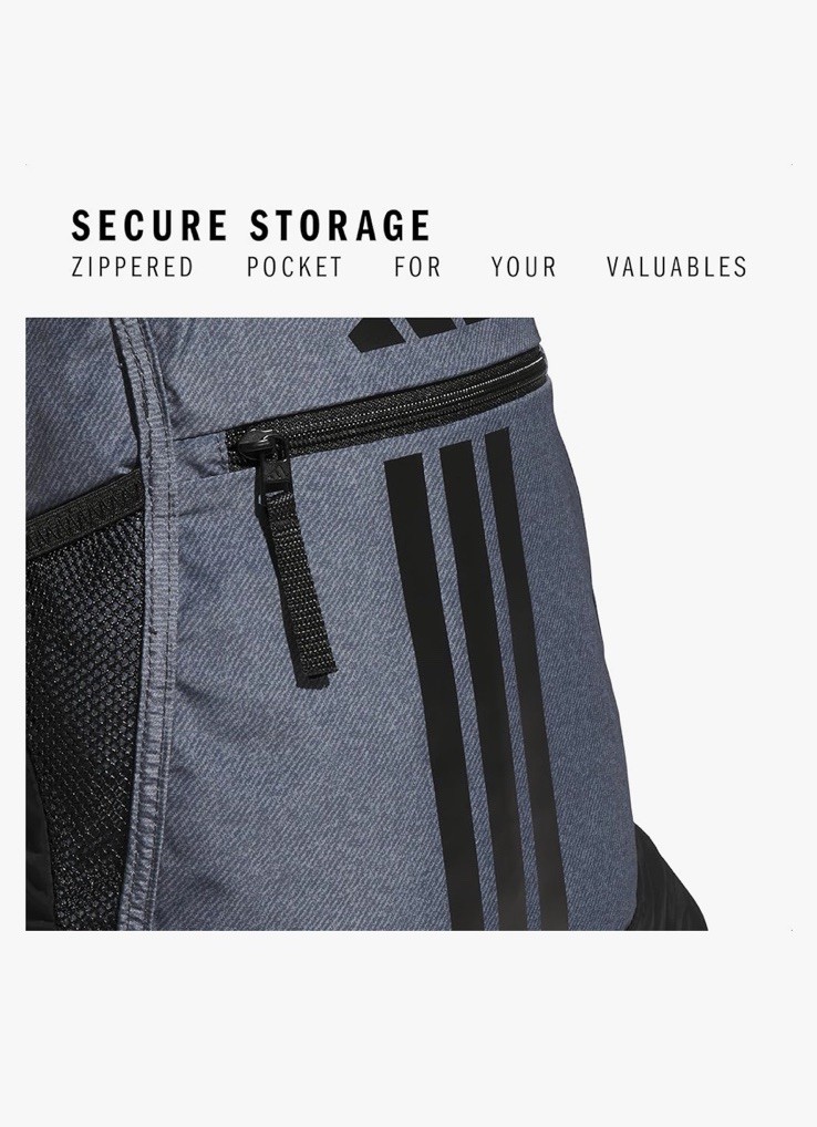 Adidas Alliance 3 Sackpsck Drawstring Backpsck Twill Onix grey black Osfa