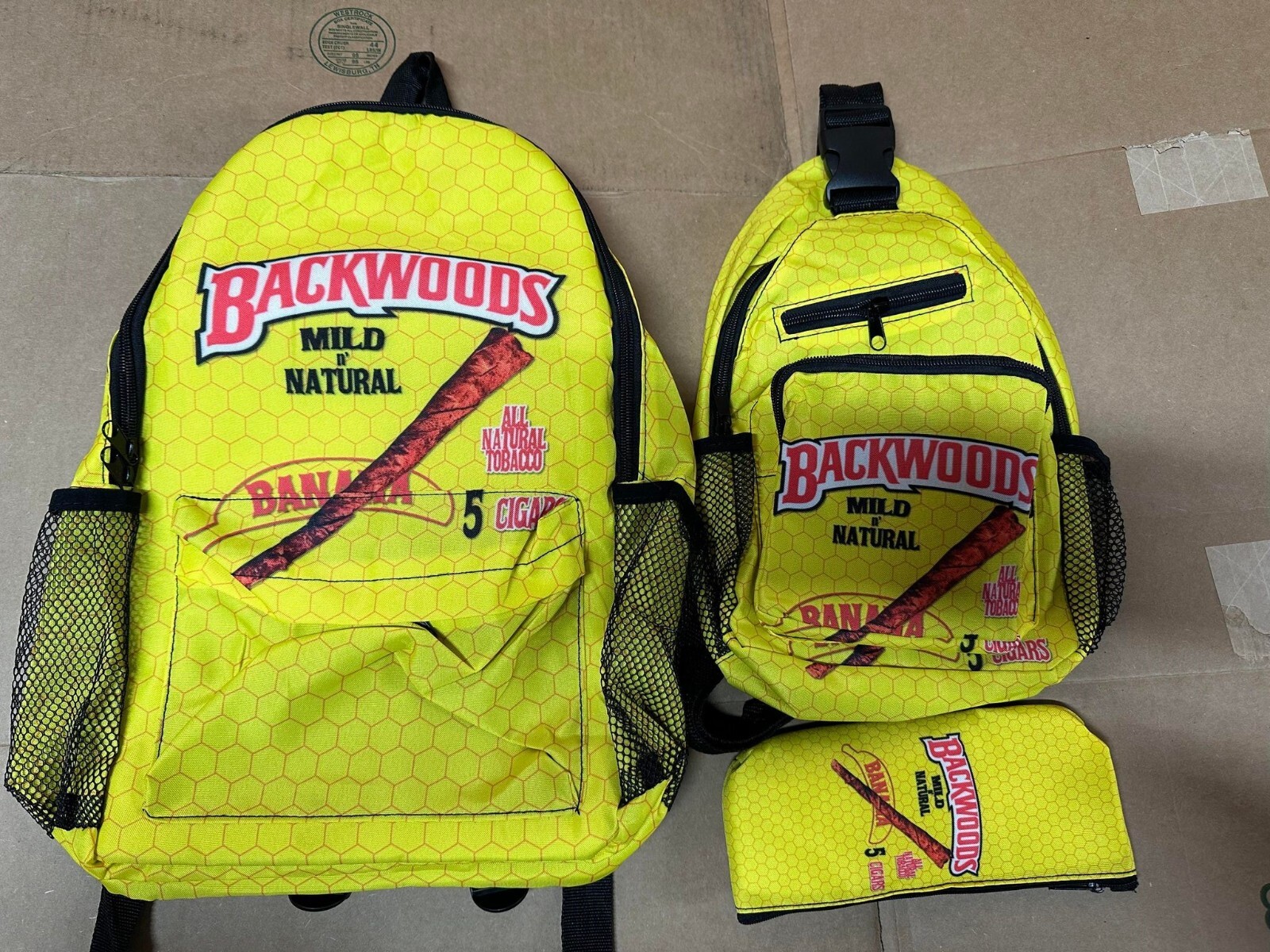 Backwoods Backpack Set 3 PCS School bag Laptop Backpack +Shoulder Bag+pencil bag