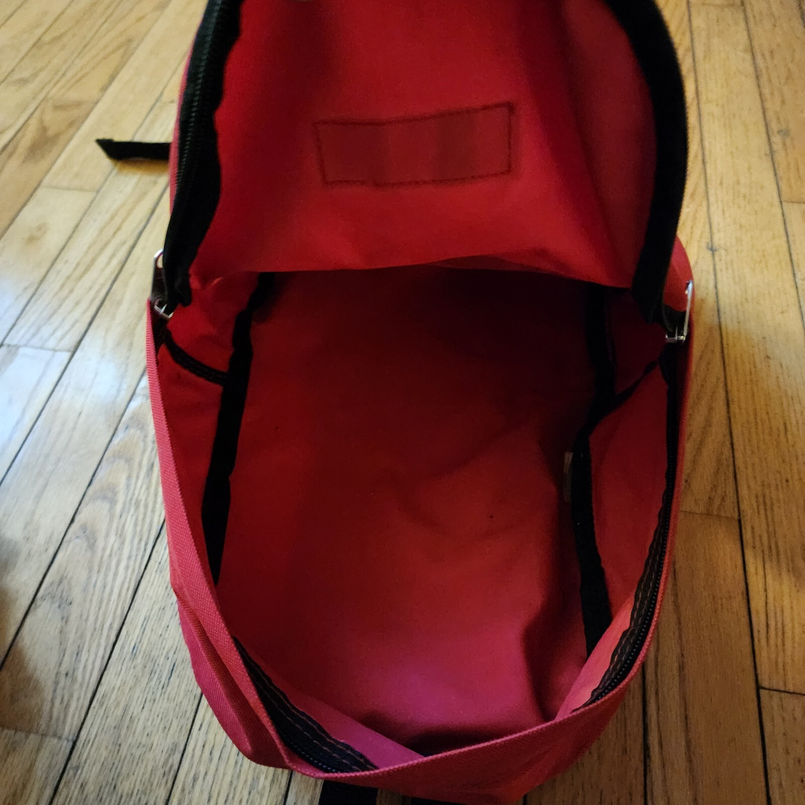Everest Luggage Basic Backpack Red Medium School Book Bag