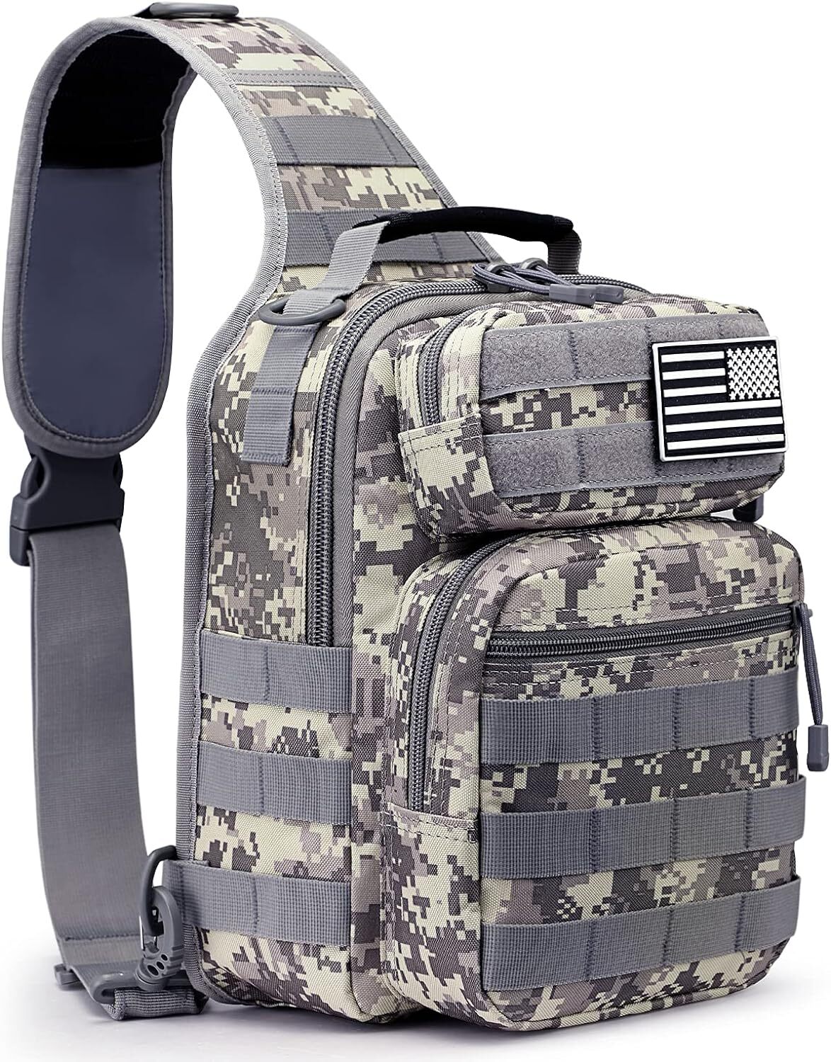 Tactical Shoulder Sling Bag EDC Crossbody Chest Bag Men Molle Assault Range Bag